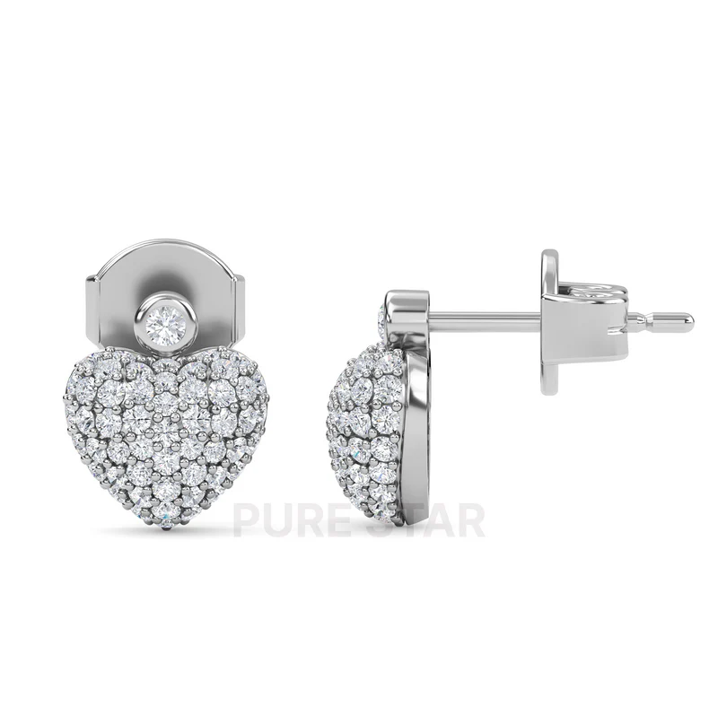diamond stud earrings