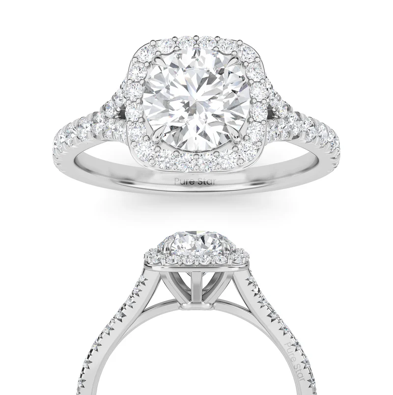 2.0 carat lab grown diamond