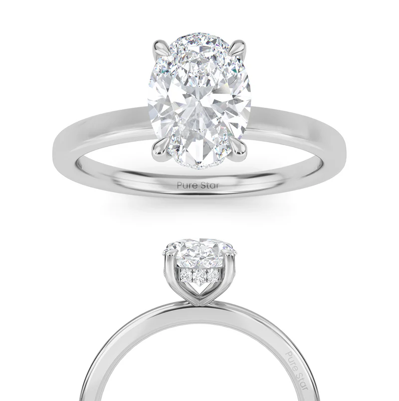 halo engagement ring