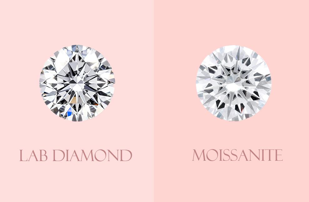 Moissanite vs Diamond