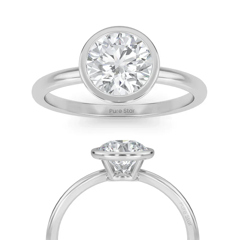 round engagement rings