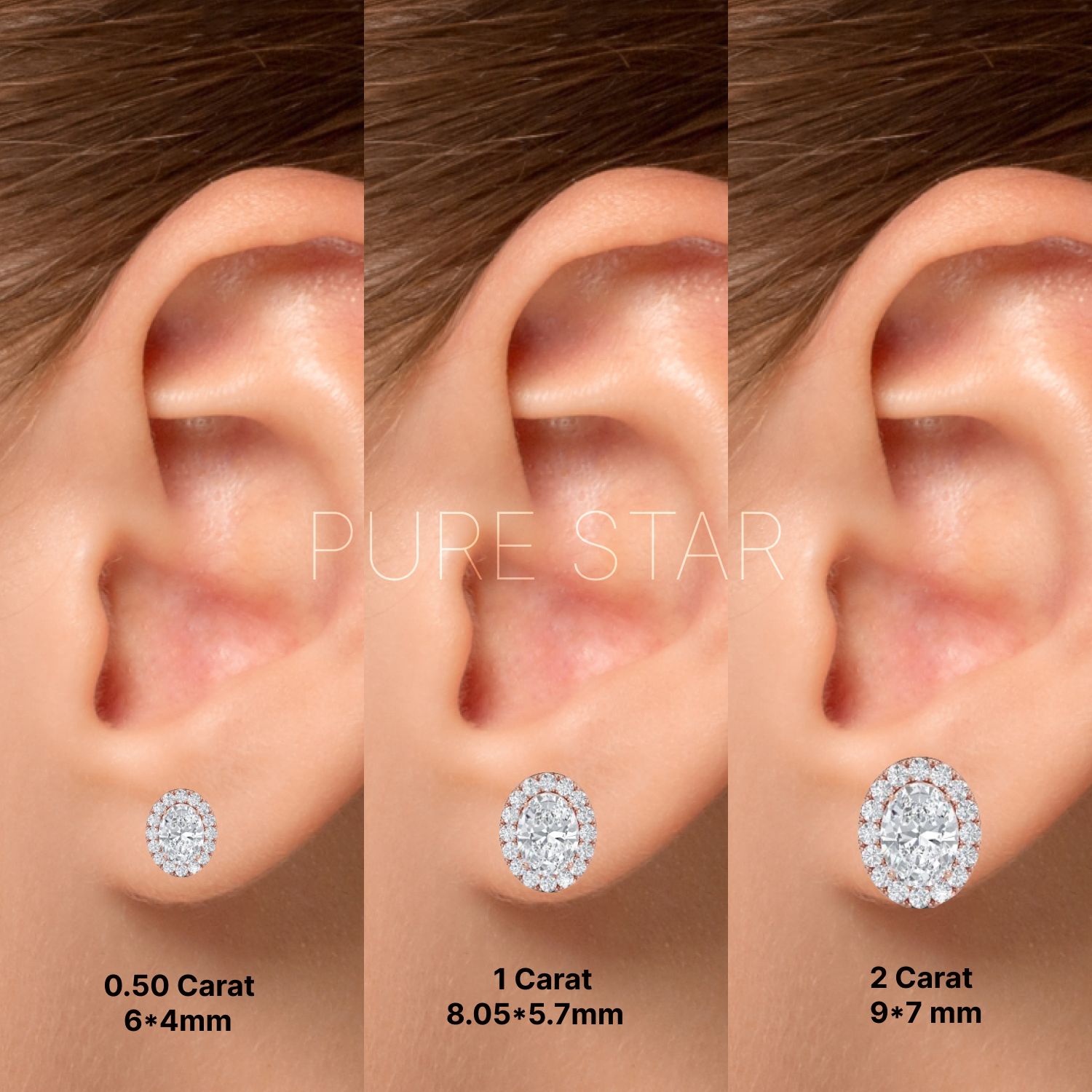 diamond halo stud earrings

