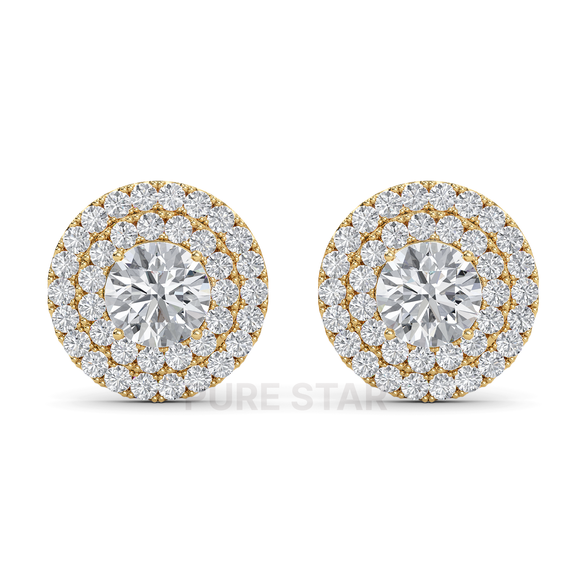 halo diamond earrings

