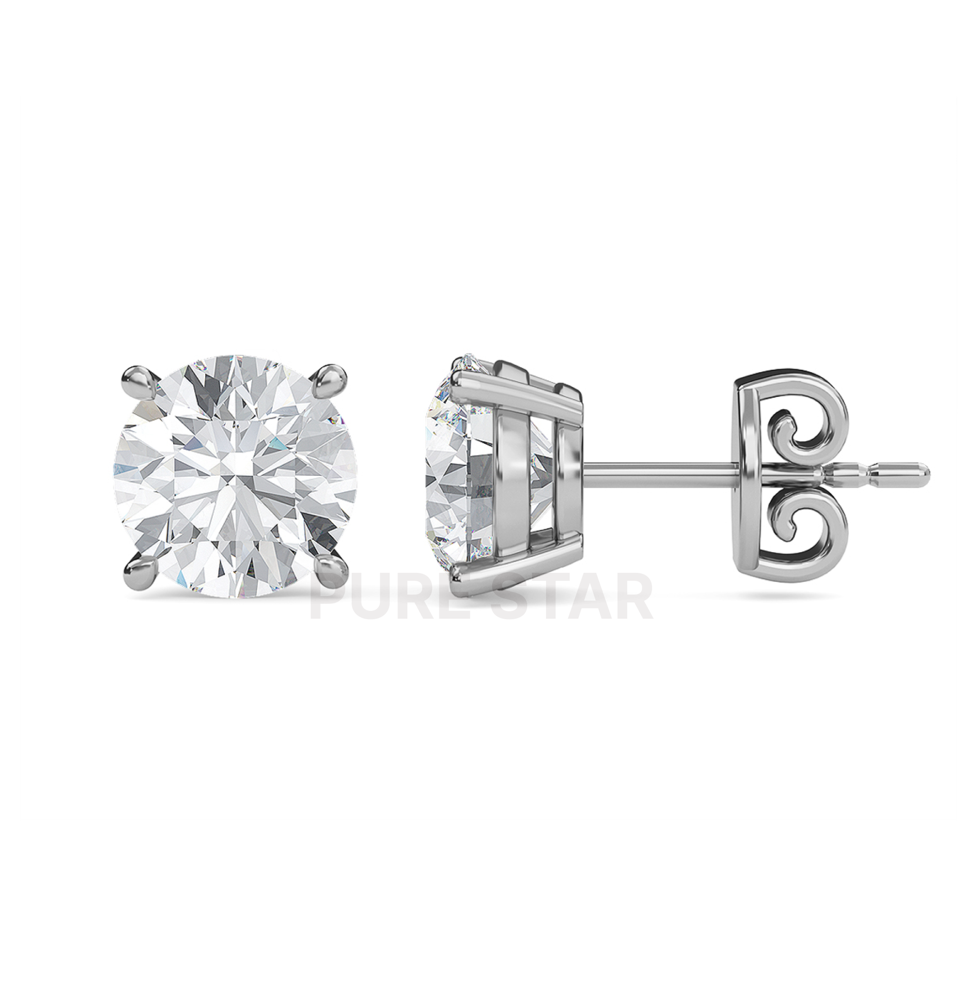 diamond solitaire earrings

