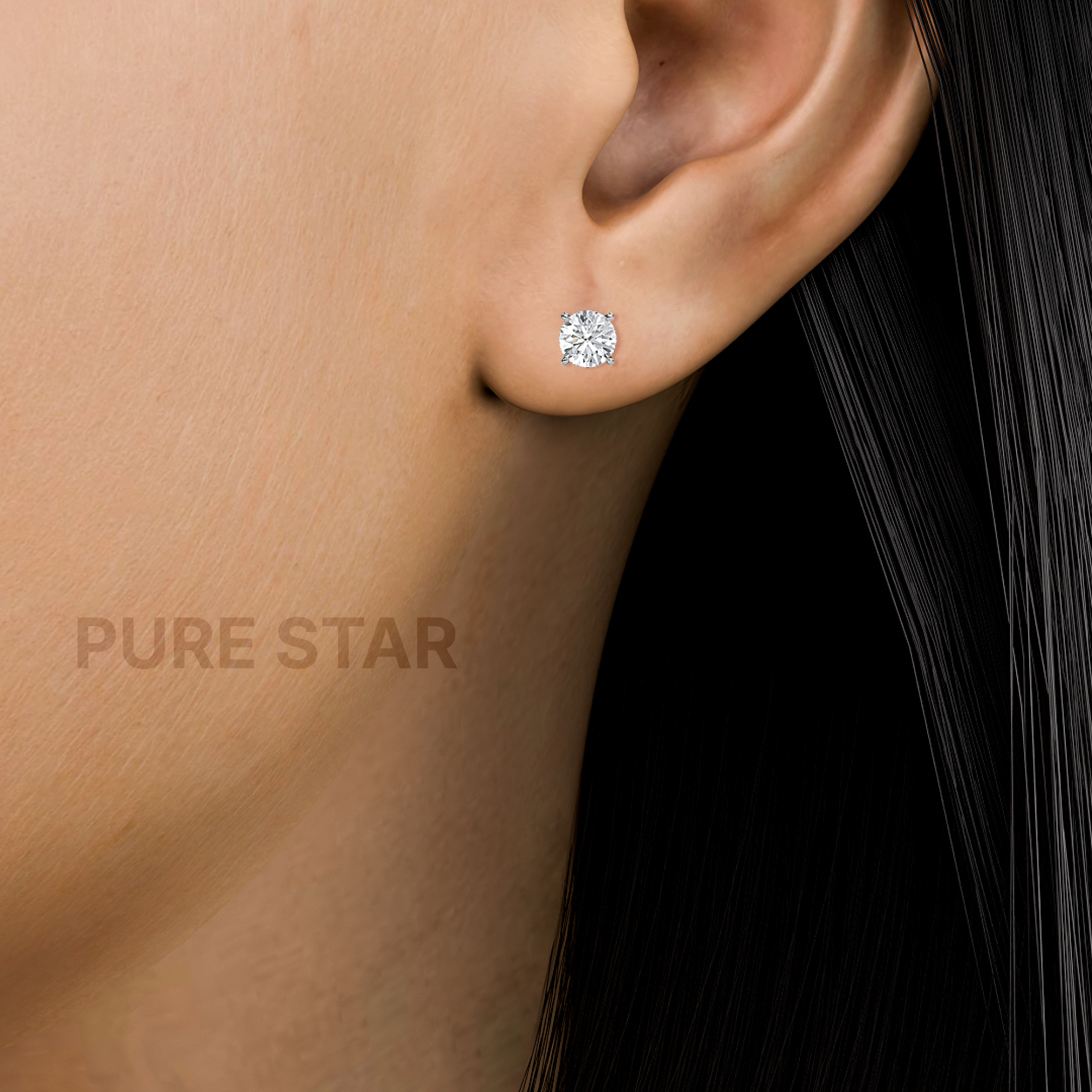 diamond solitaire earrings

