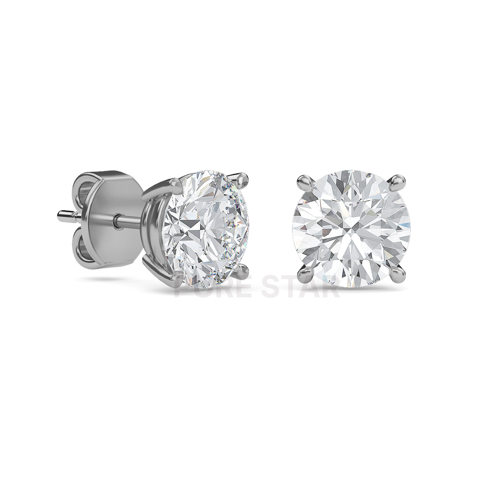 diamond solitaire earrings

