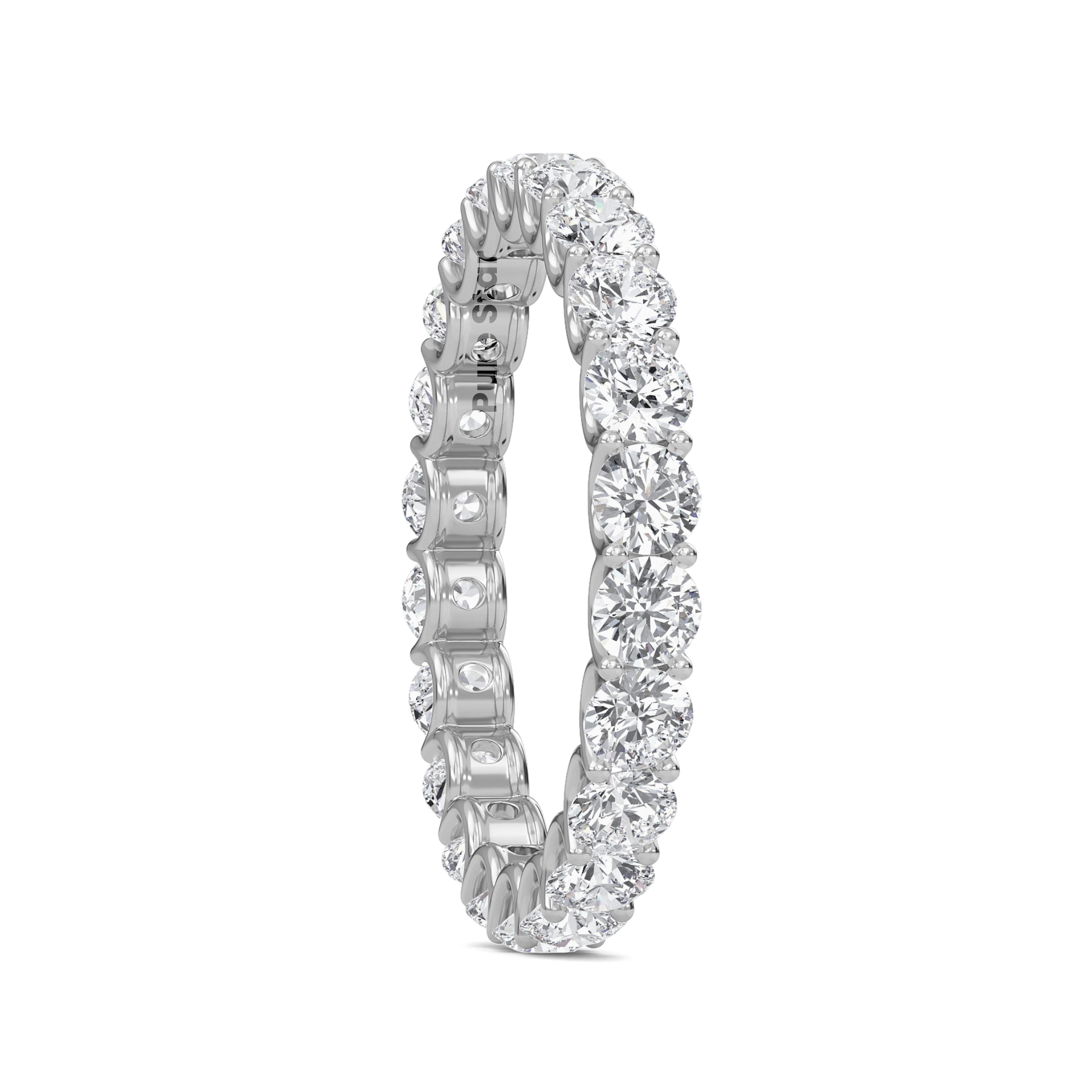 round diamond eternity band

