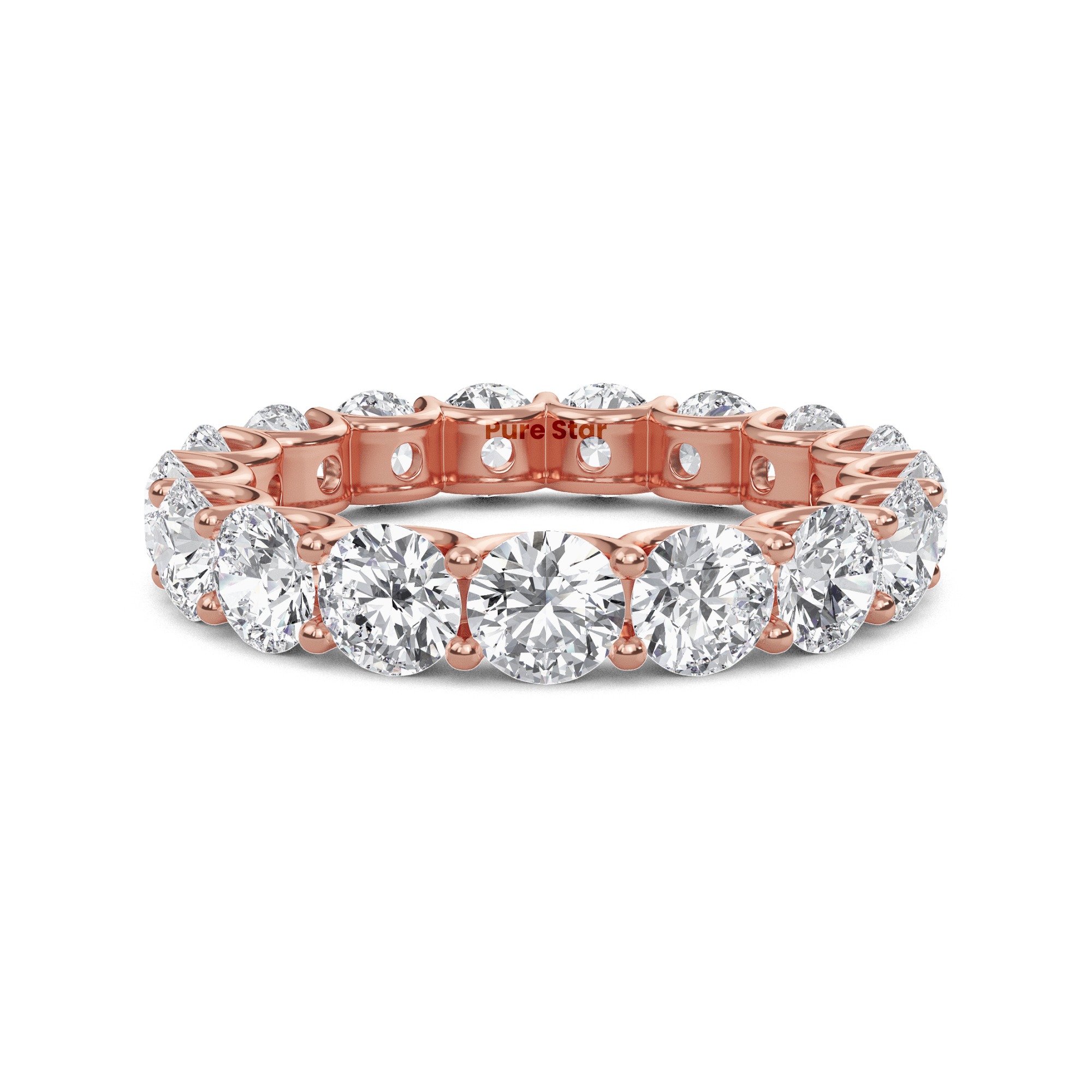 round diamond eternity band

