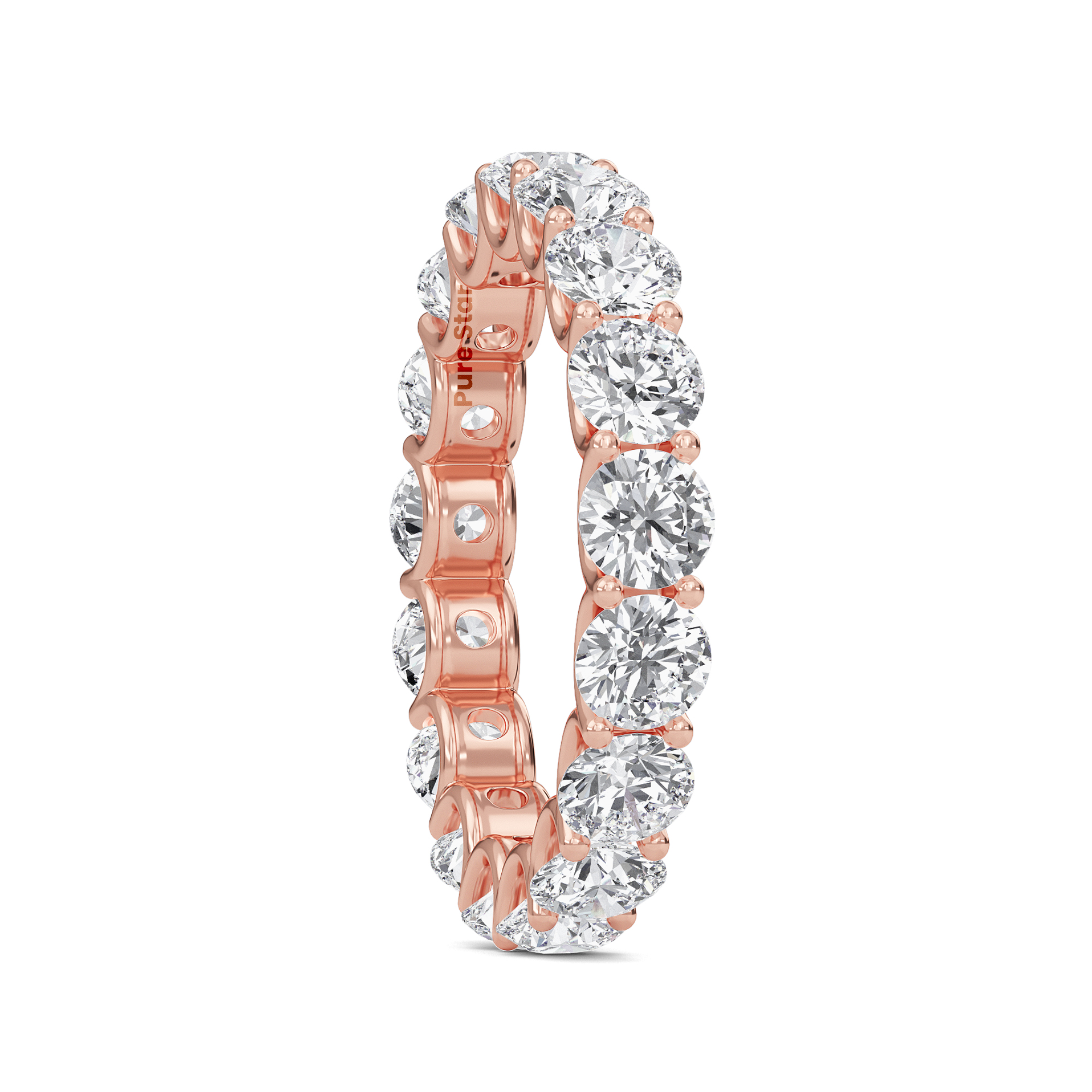 round diamond eternity band

