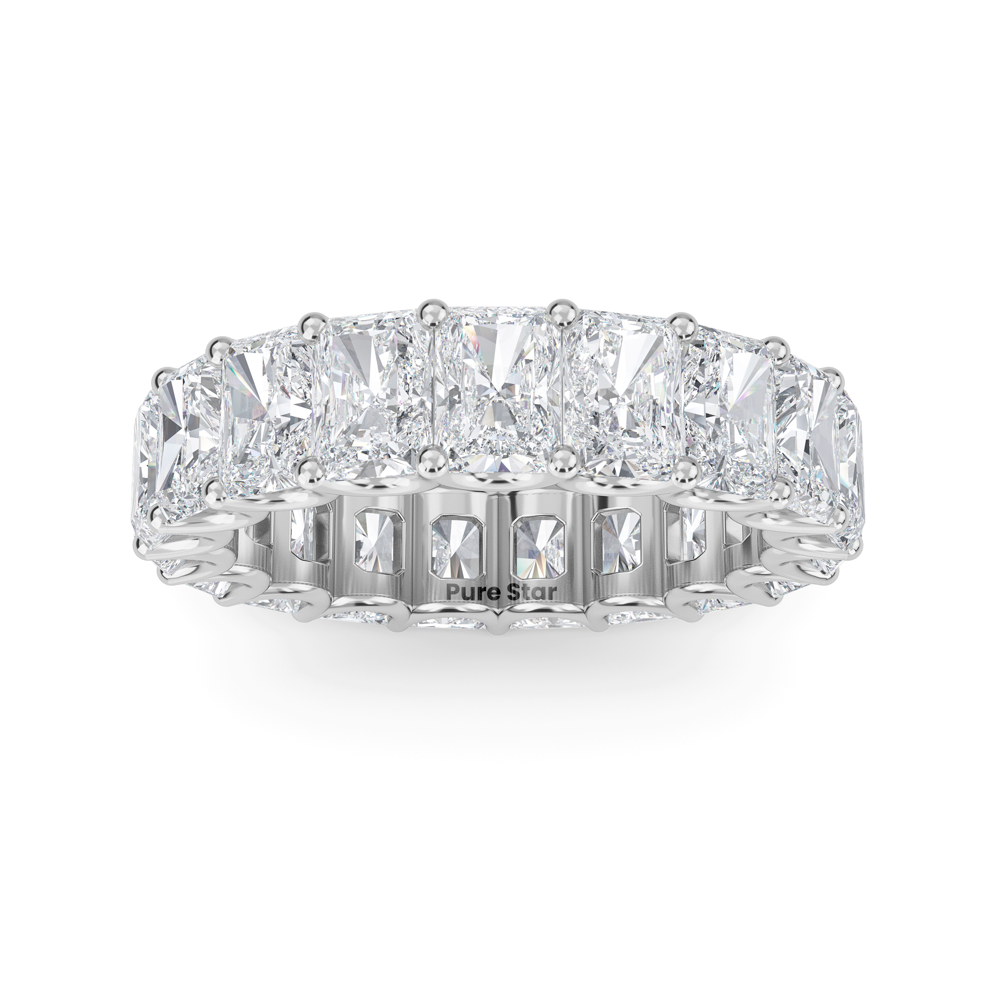 radiant eternity band

