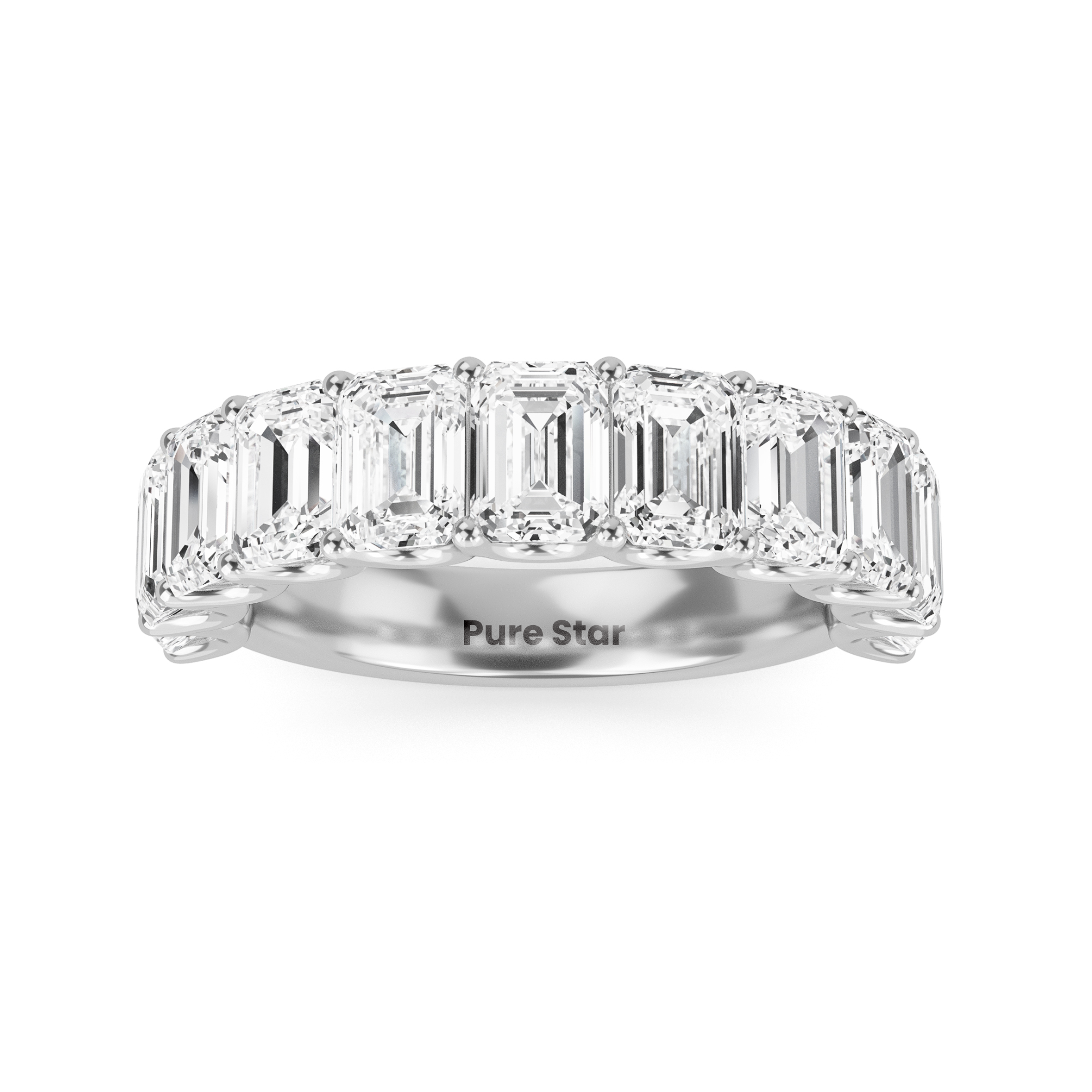 lab grown diamond wedding band


