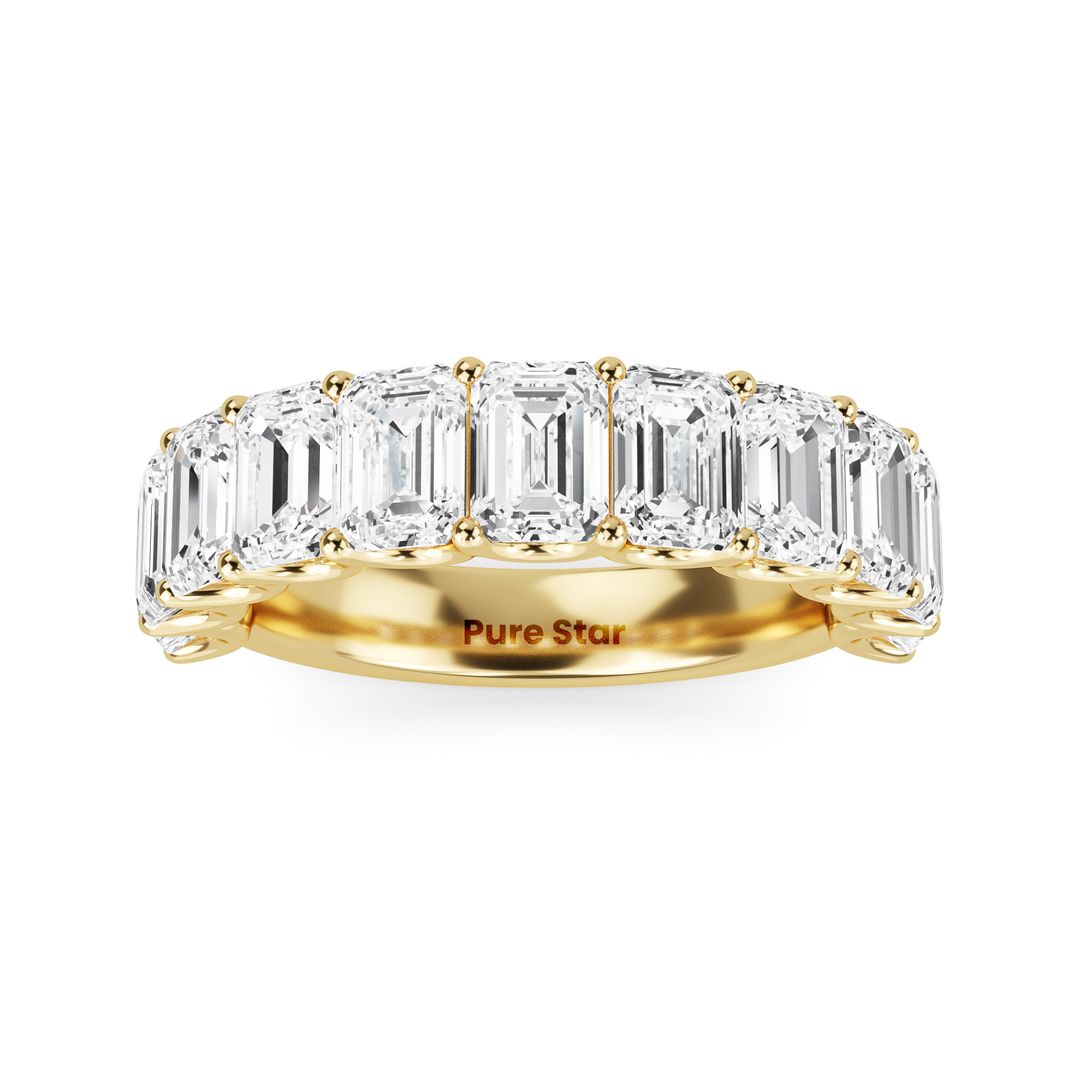 lab grown diamond wedding band


