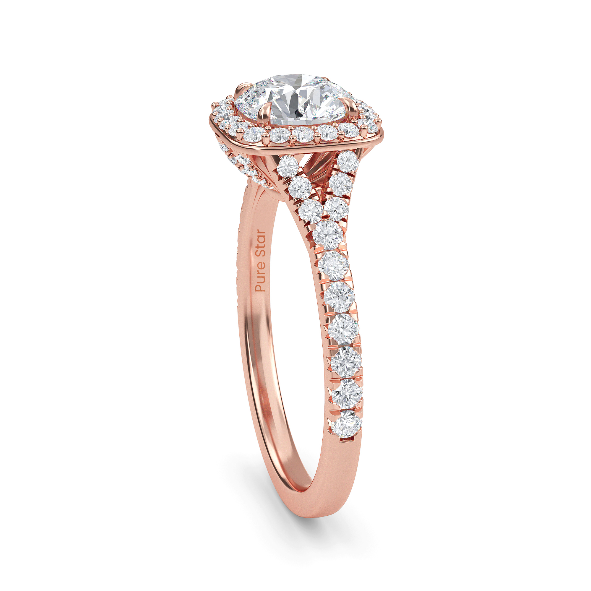 round engagement rings