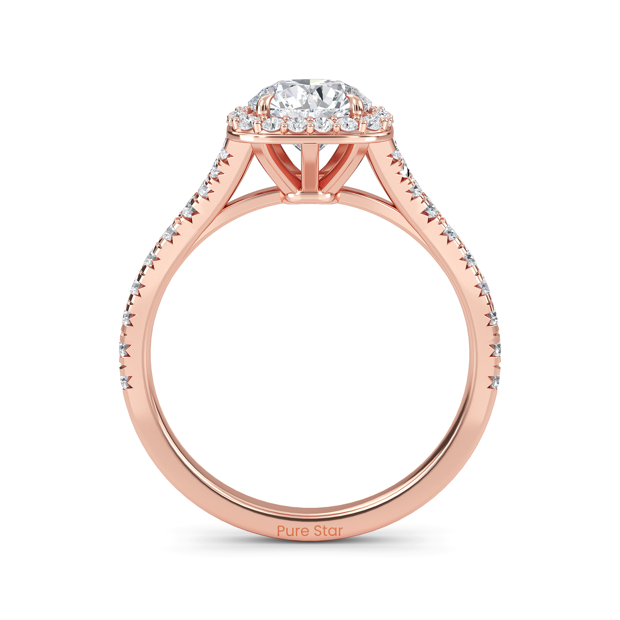 round engagement rings