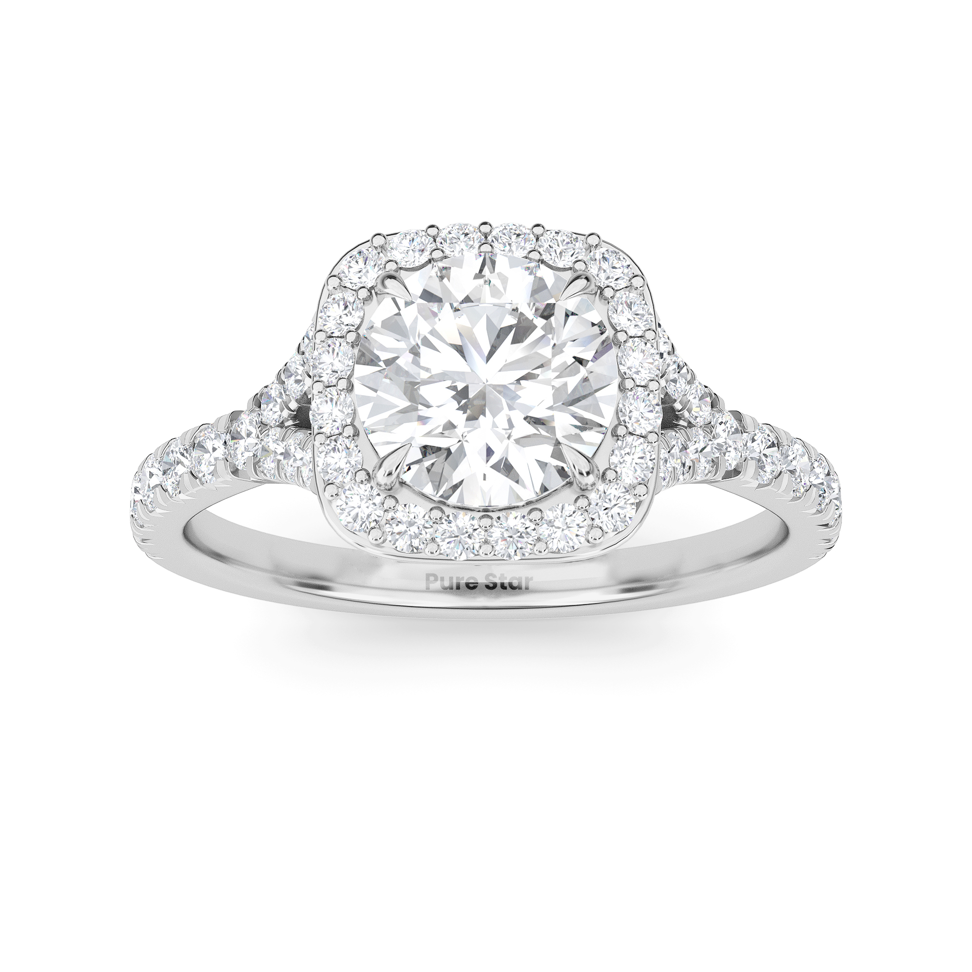 round engagement rings