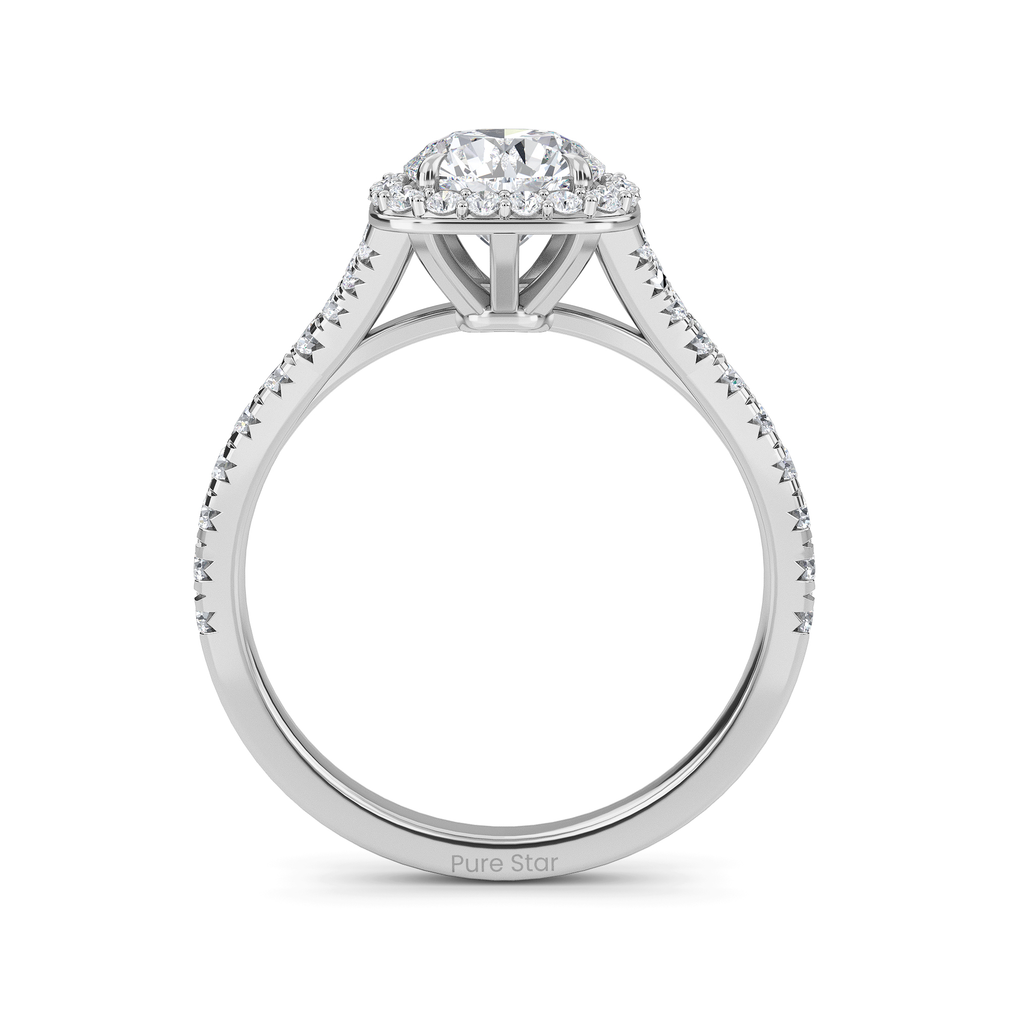 round engagement rings