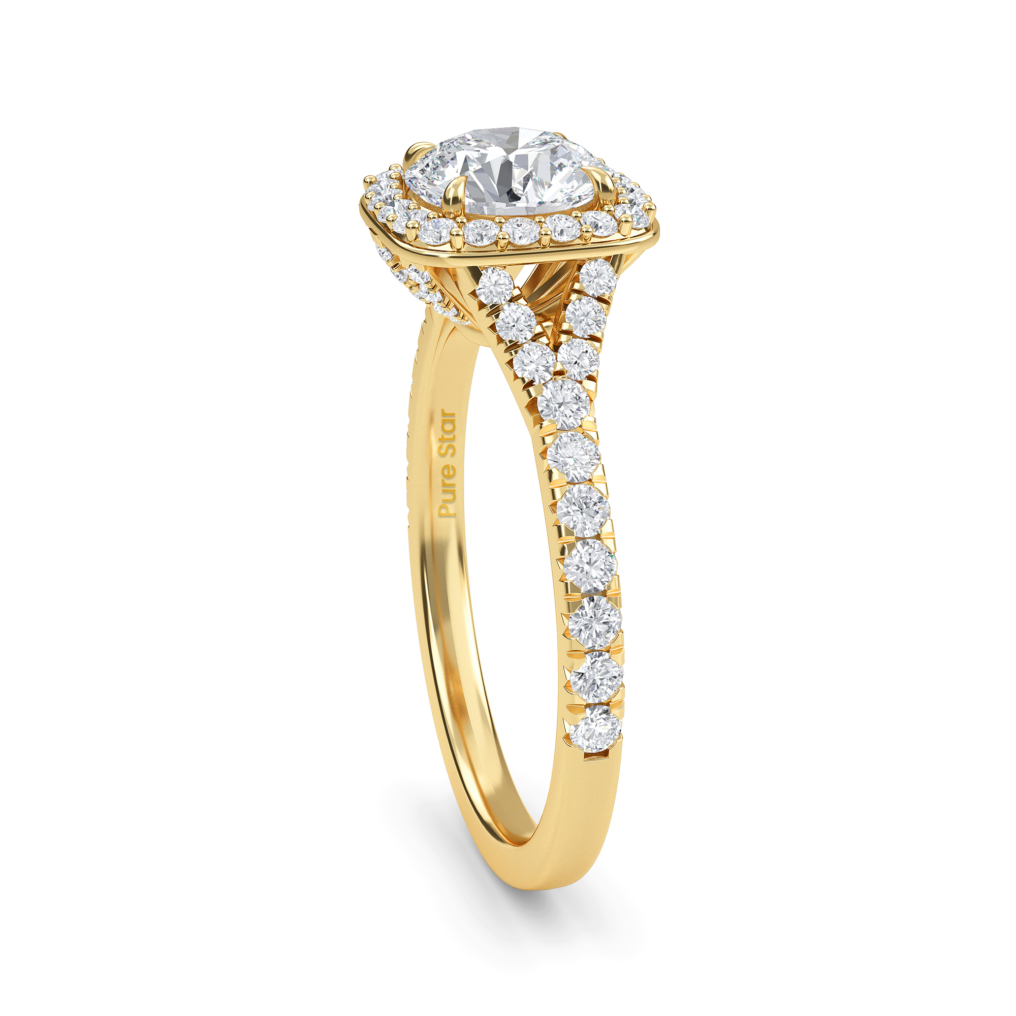 round engagement rings