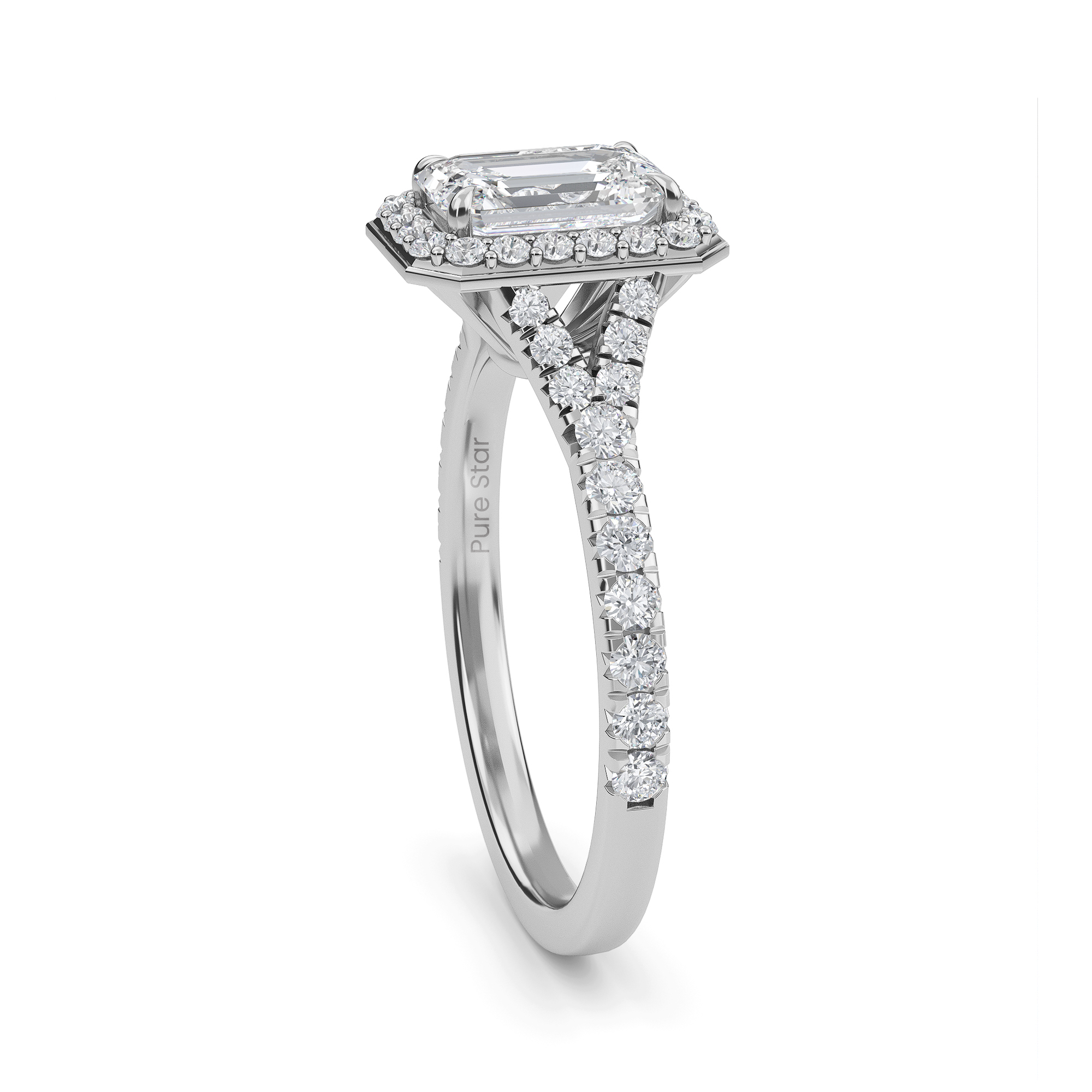 emerald cut engagement rings