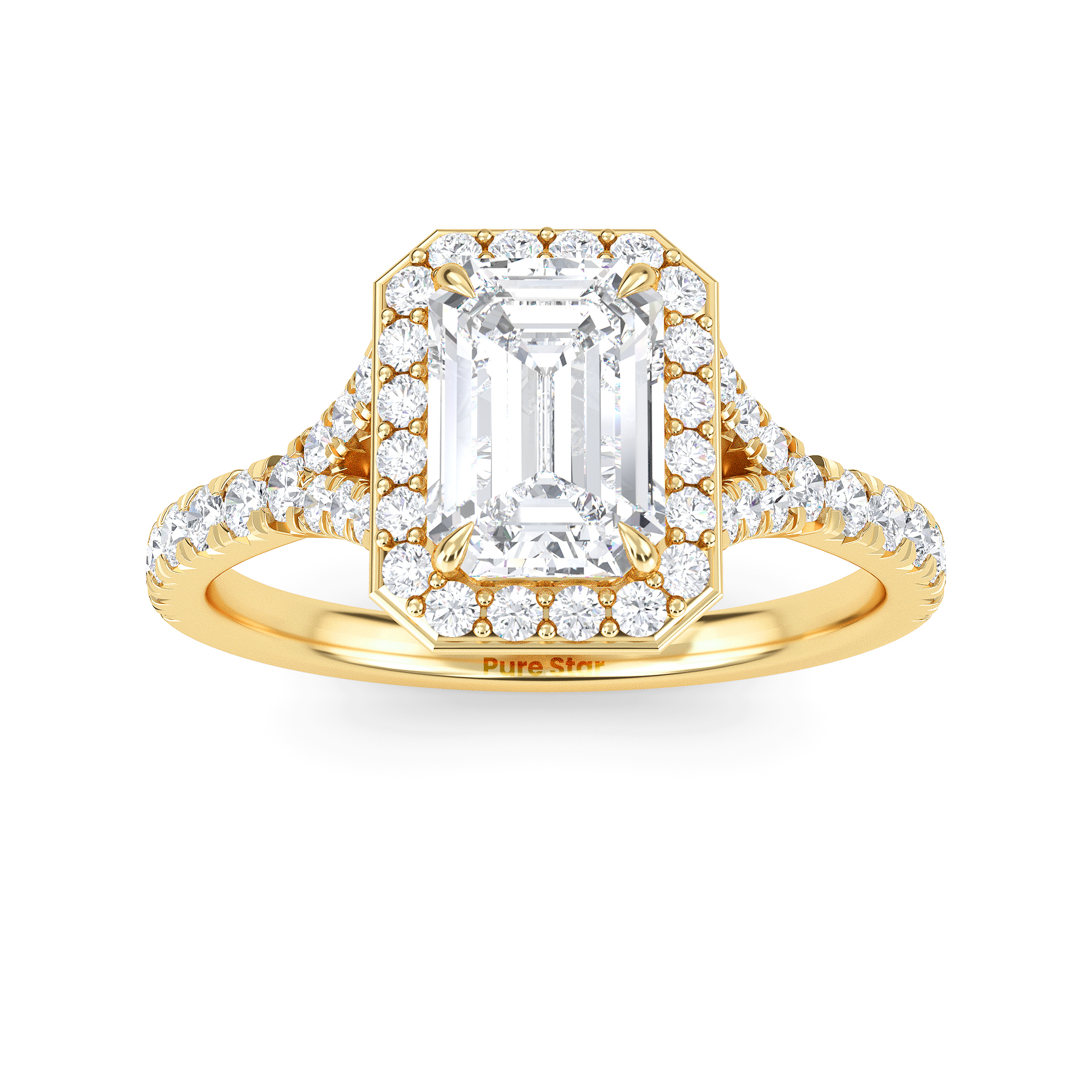 emerald cut engagement rings