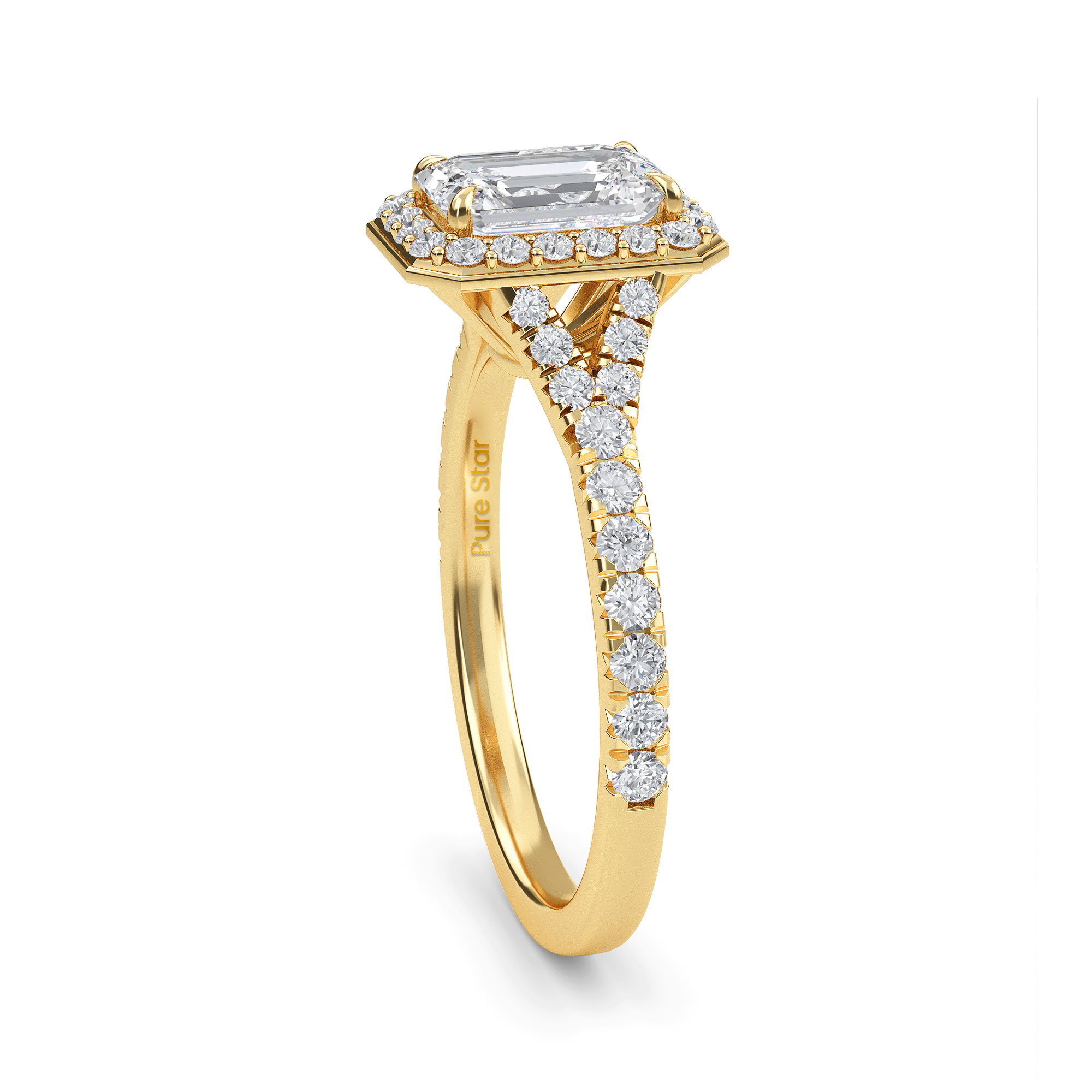 emerald cut engagement rings