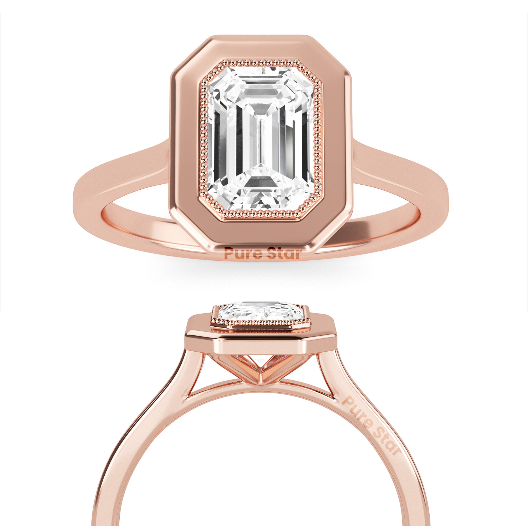 emerald cut engagement rings