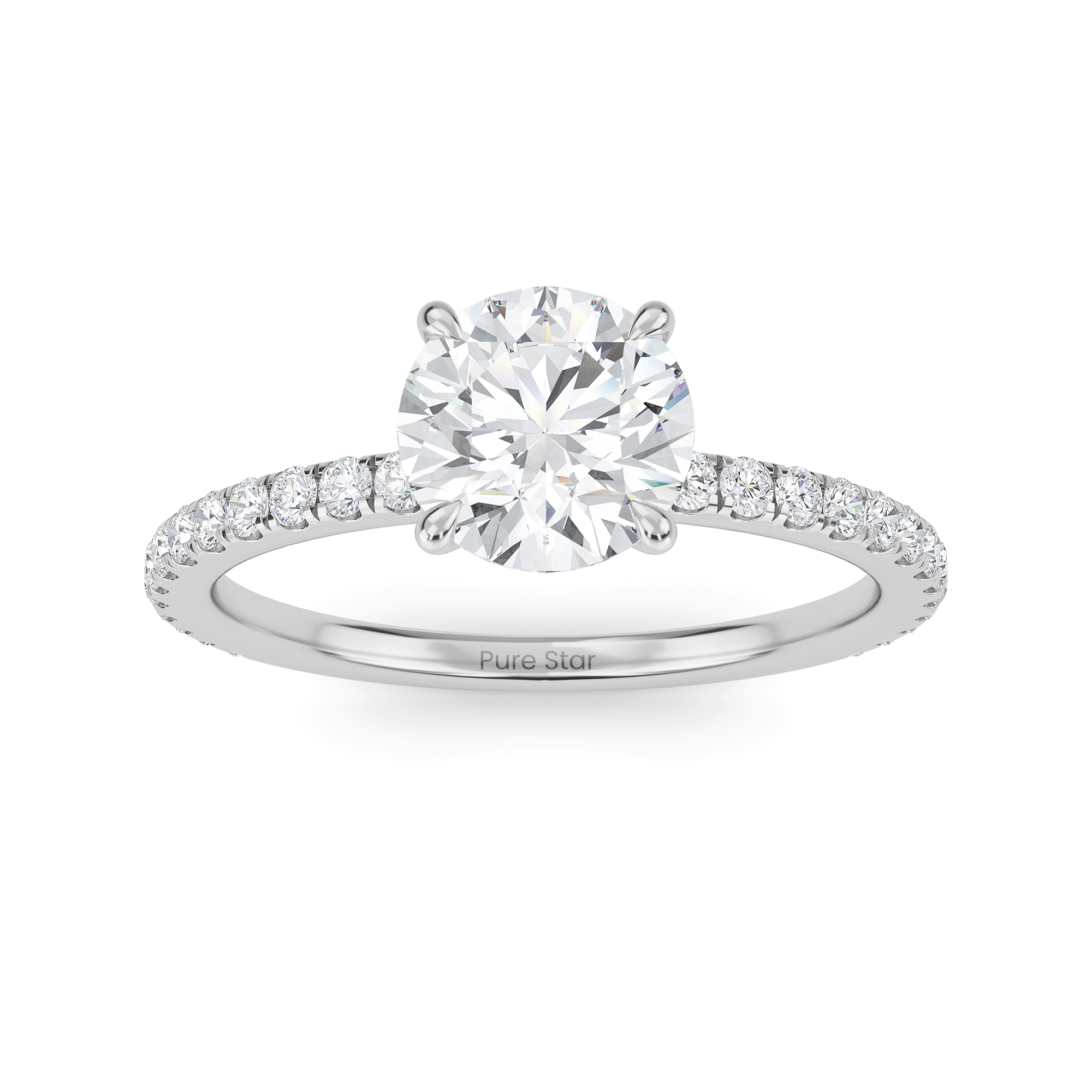 round diamond engagement rings