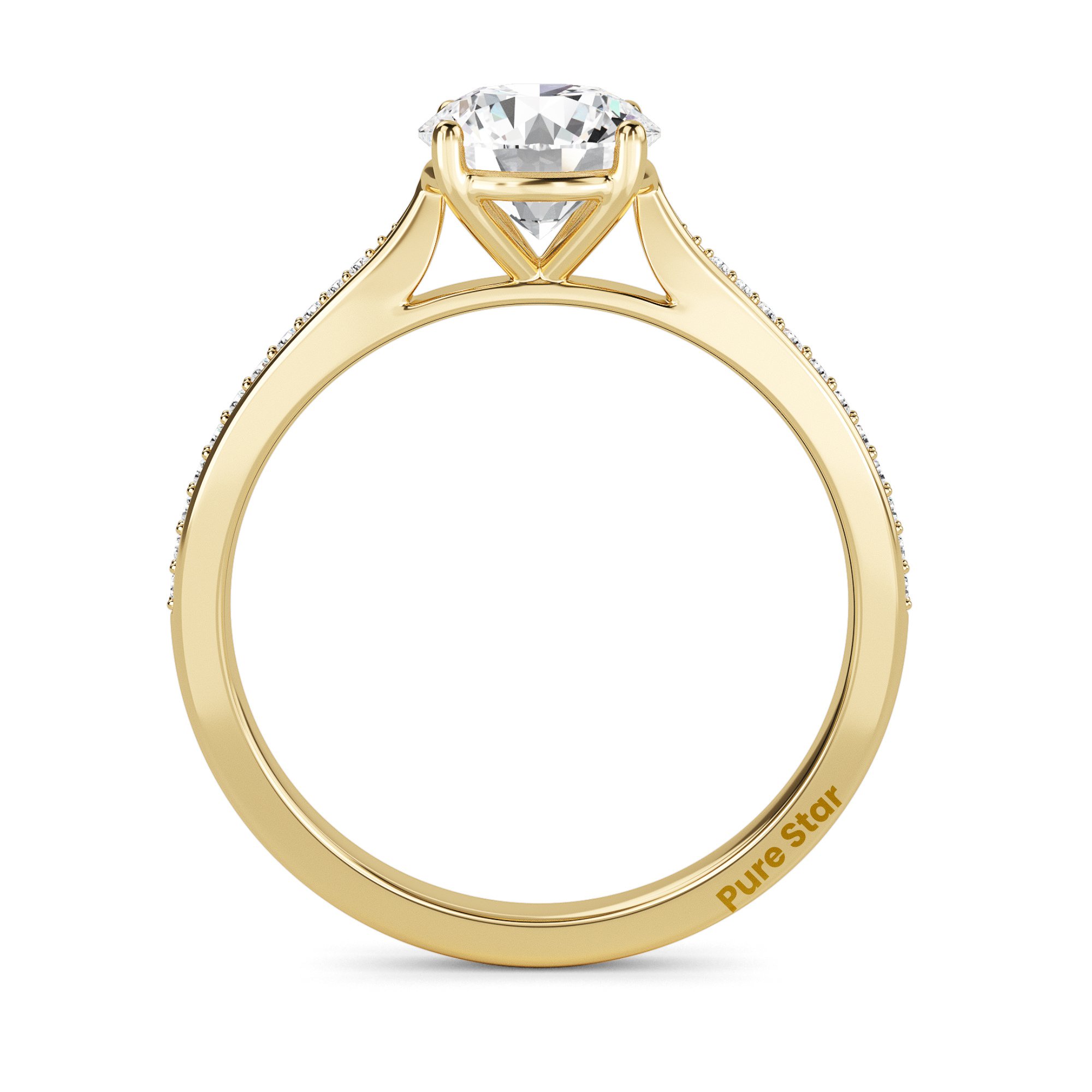 
gold engagement ring