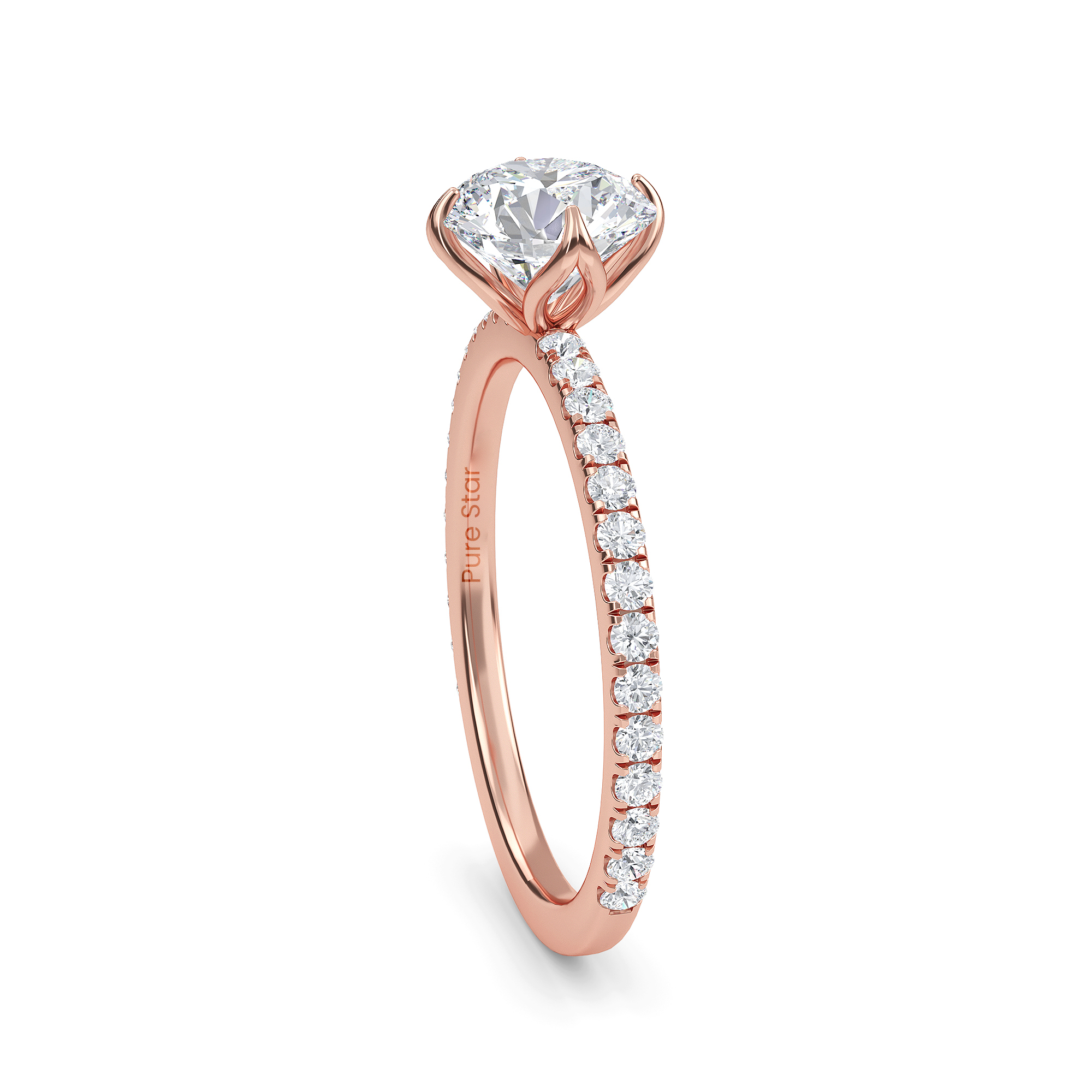 engagement ring white gold and diamond