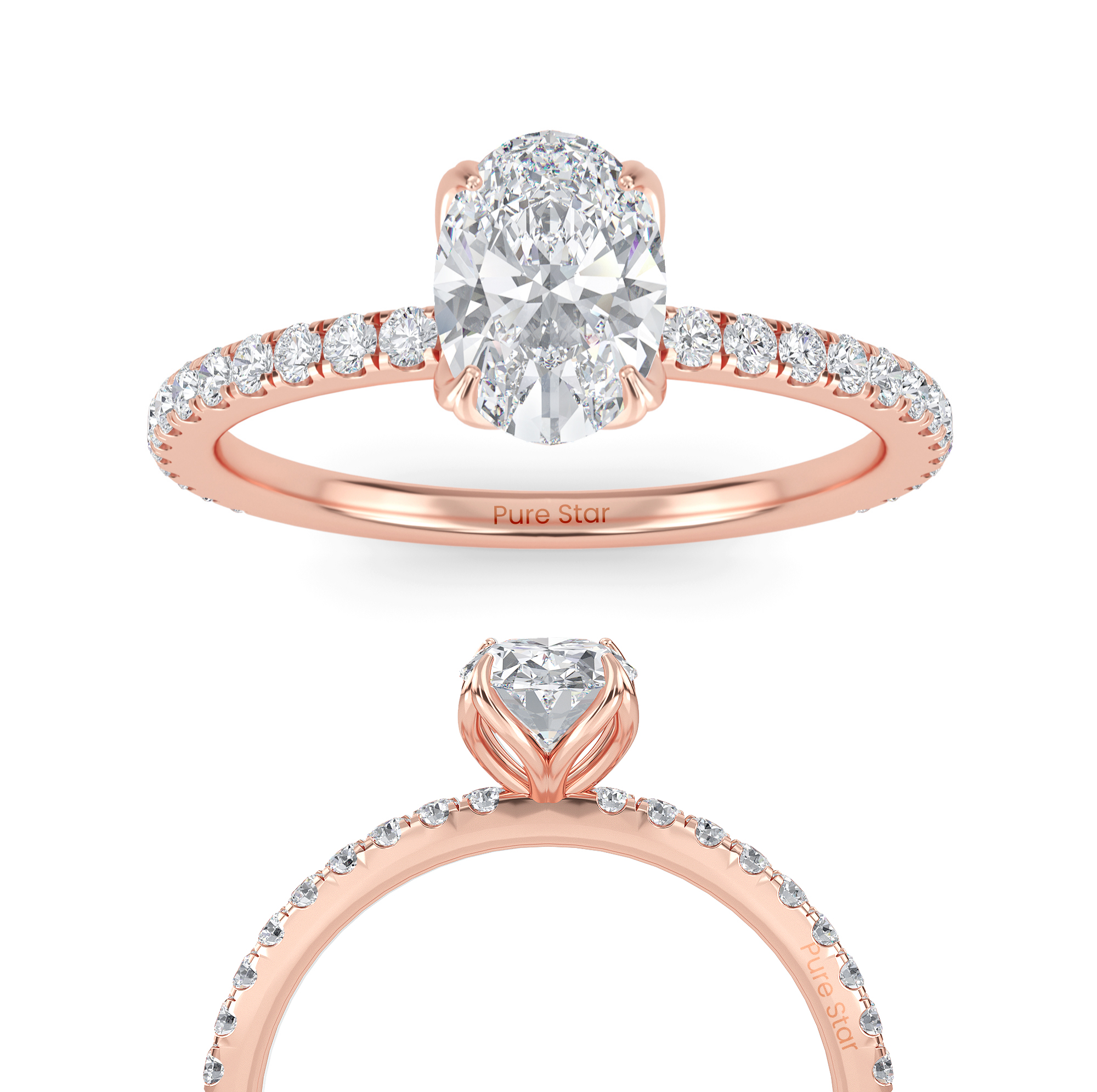 oval diamond engagement rings