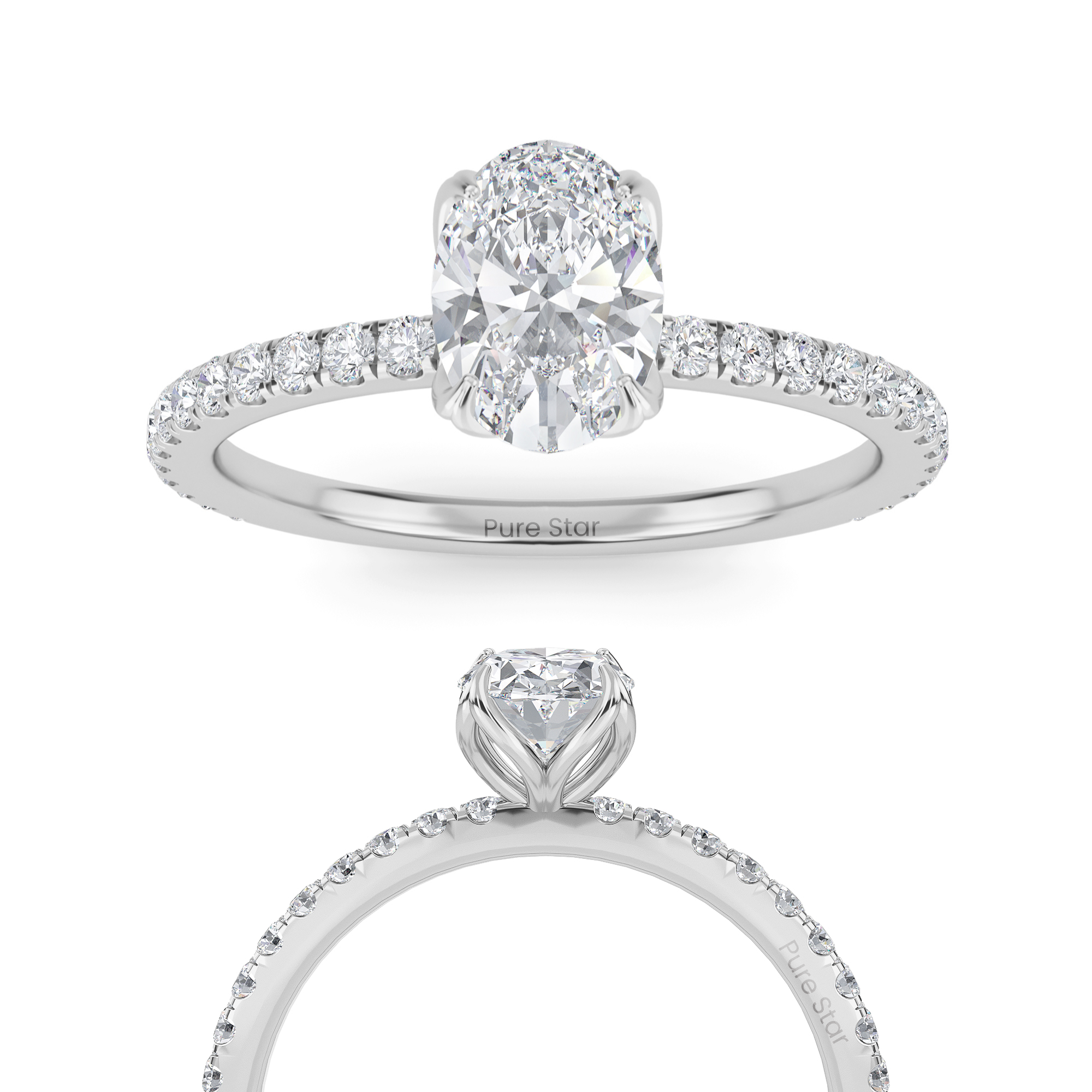 oval diamond engagement rings