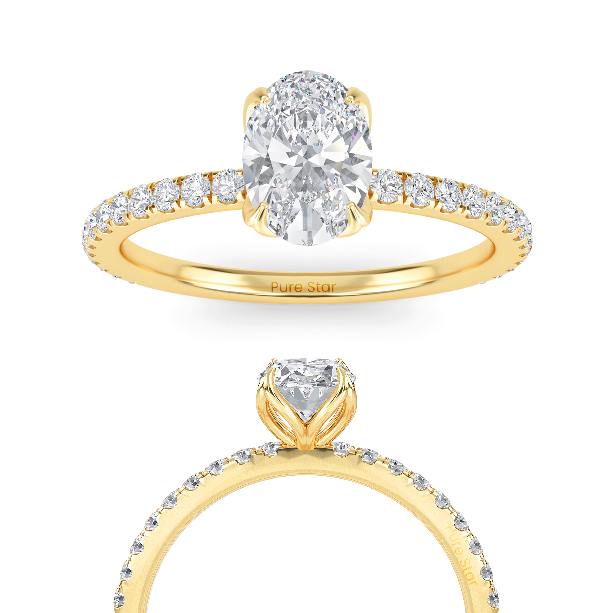 oval diamond engagement rings