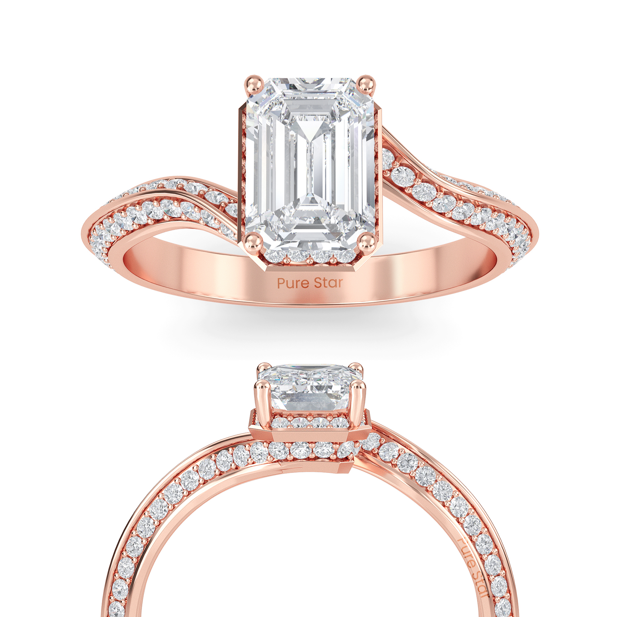 gold diamond wedding rings for women