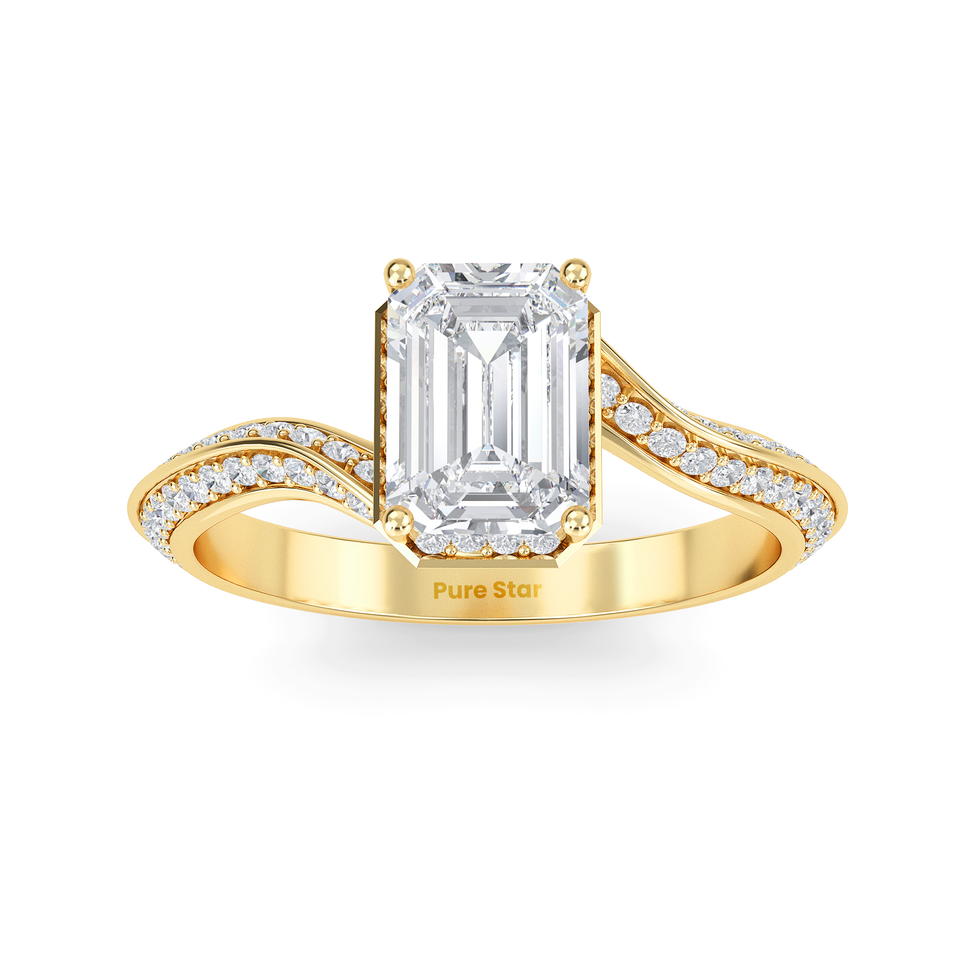 gold diamond wedding rings for women