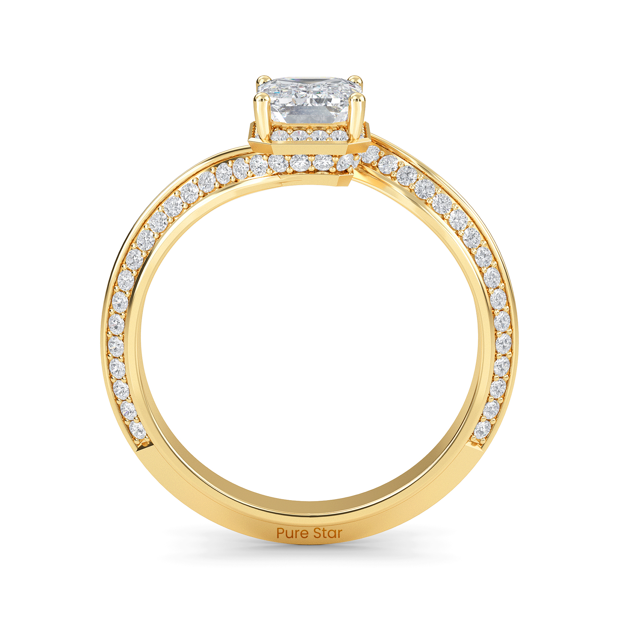 gold diamond wedding rings for women