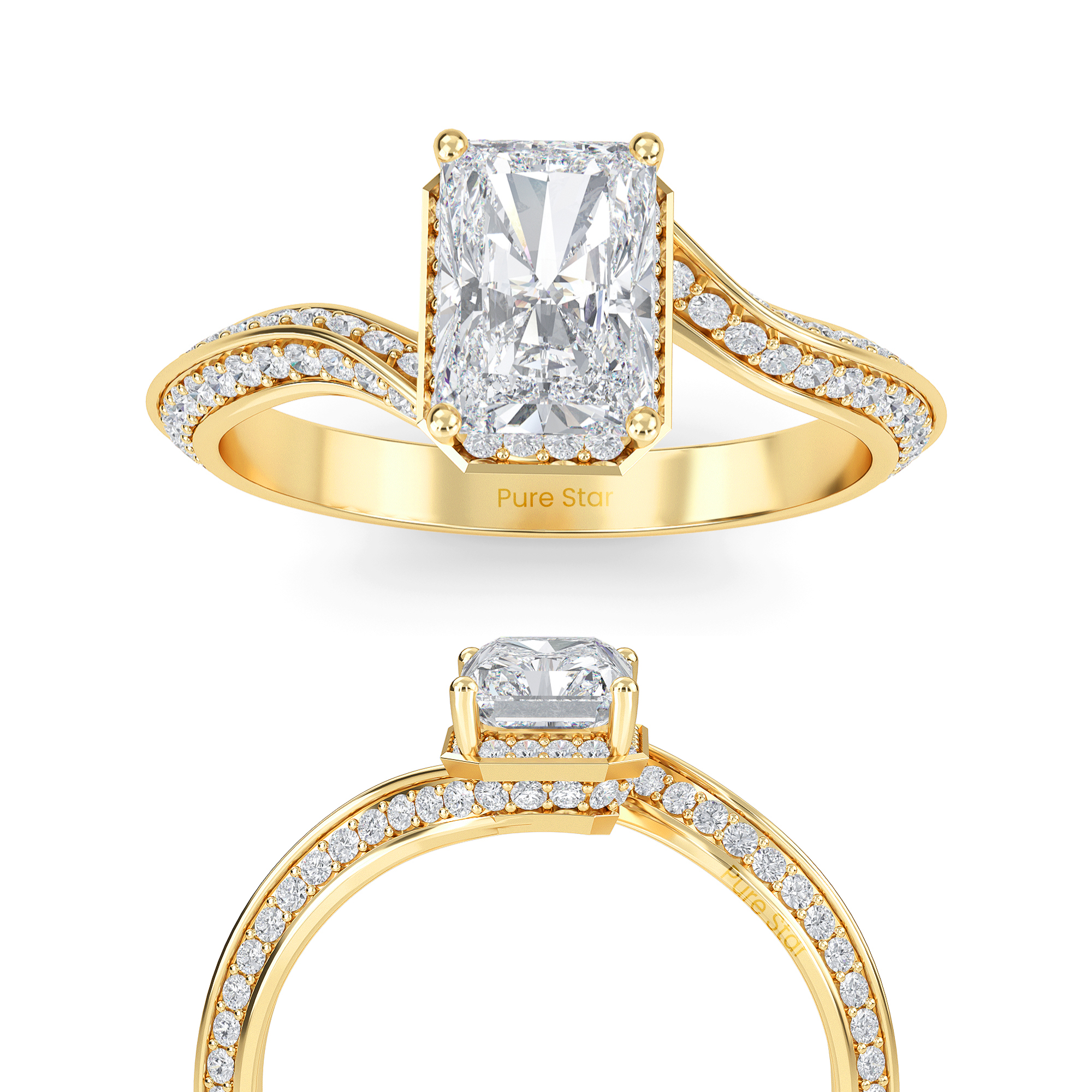 lab diamond engagement rings