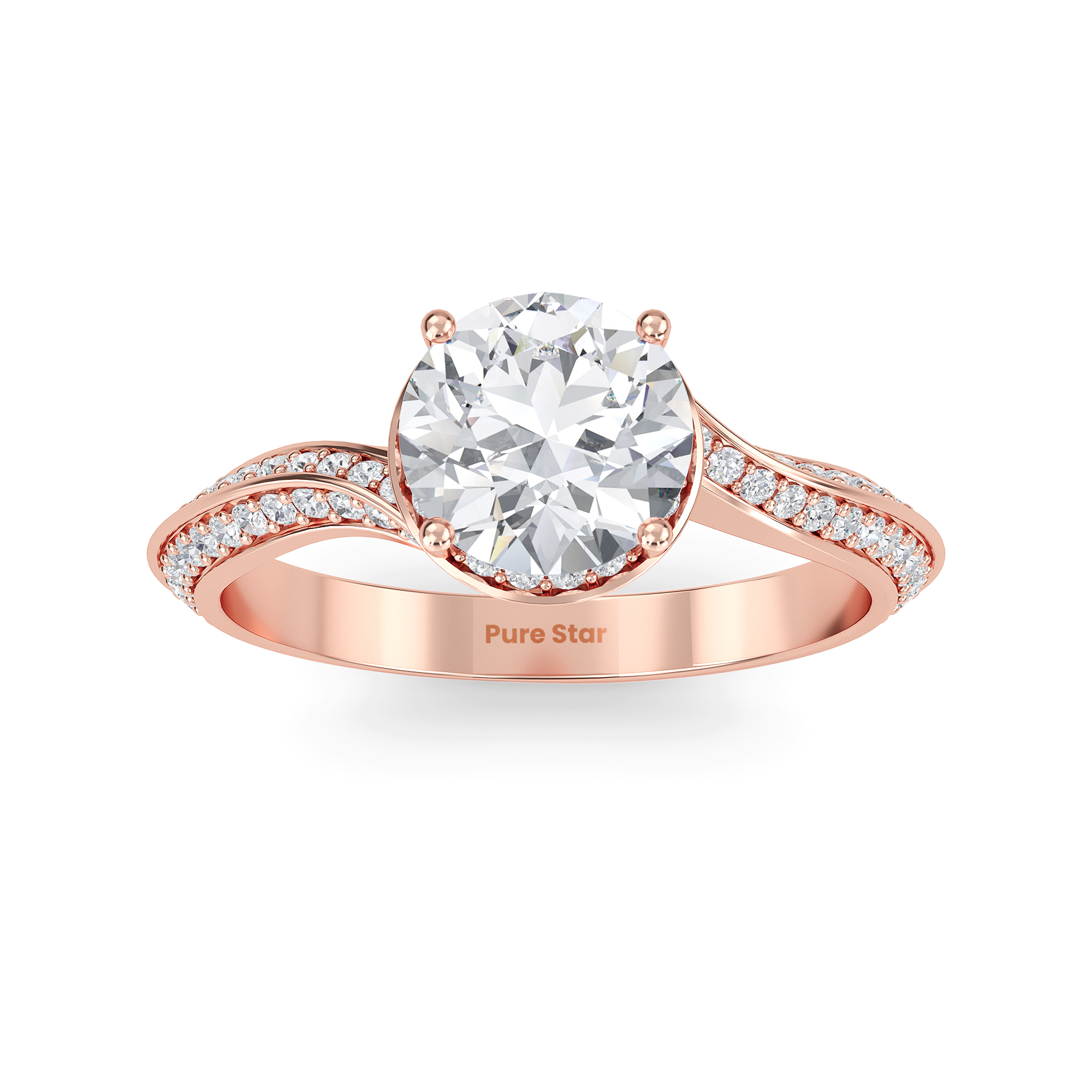 round diamond engagement rings