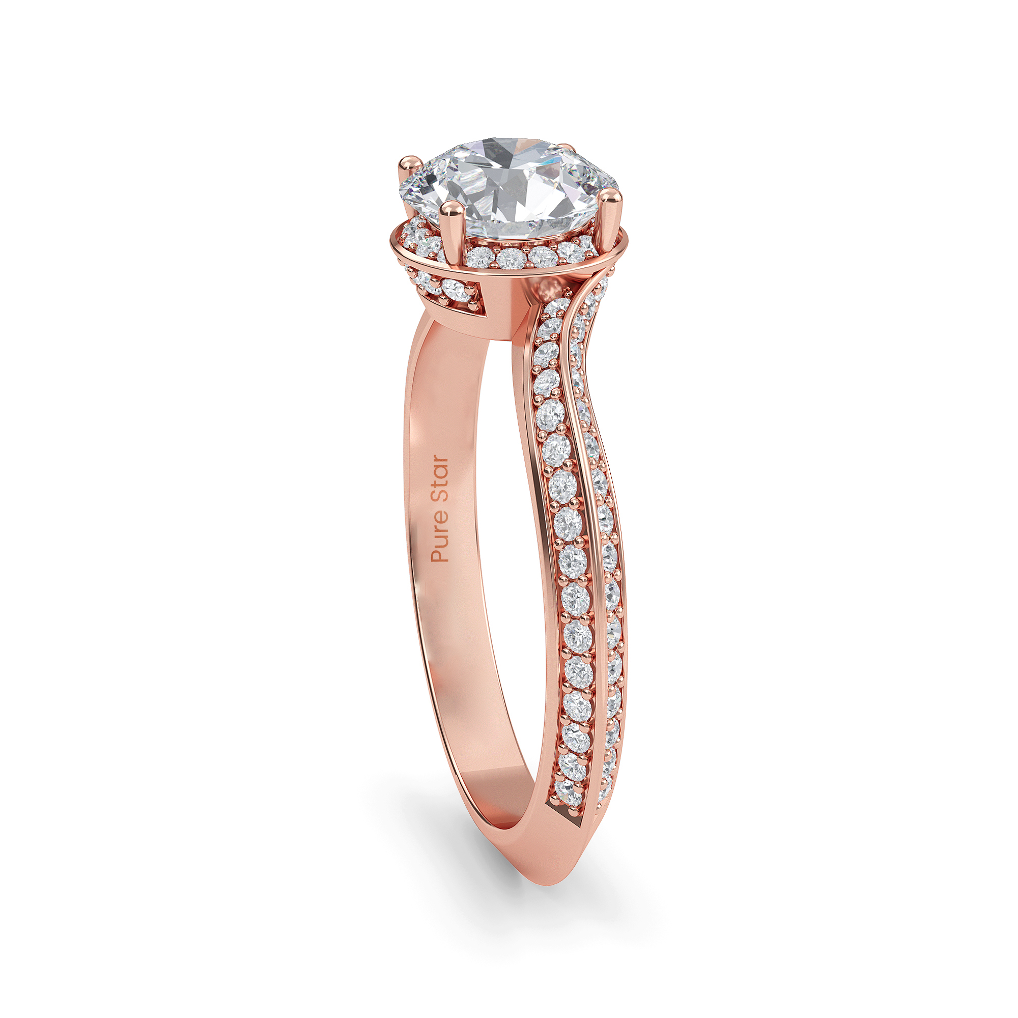 round diamond engagement rings