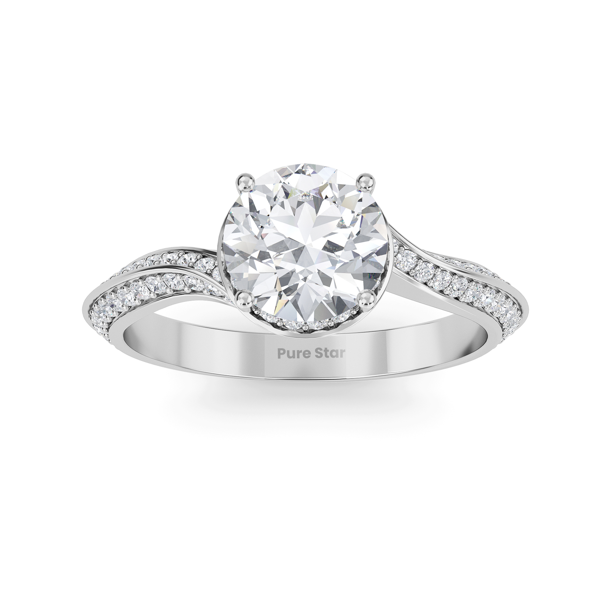 round diamond engagement rings