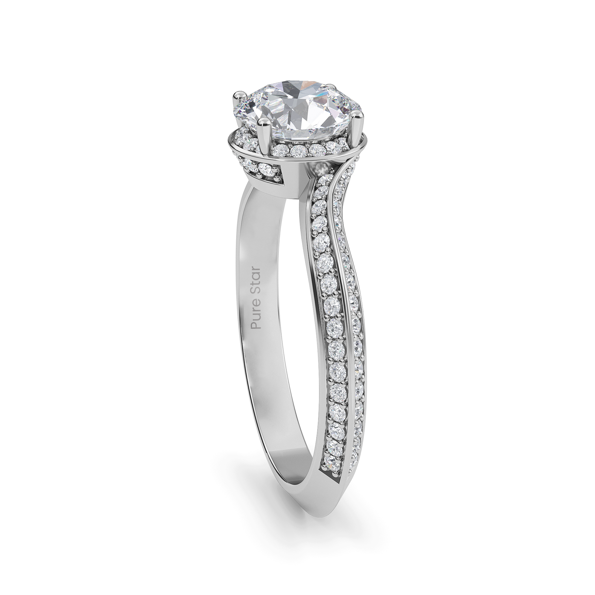 round diamond engagement rings