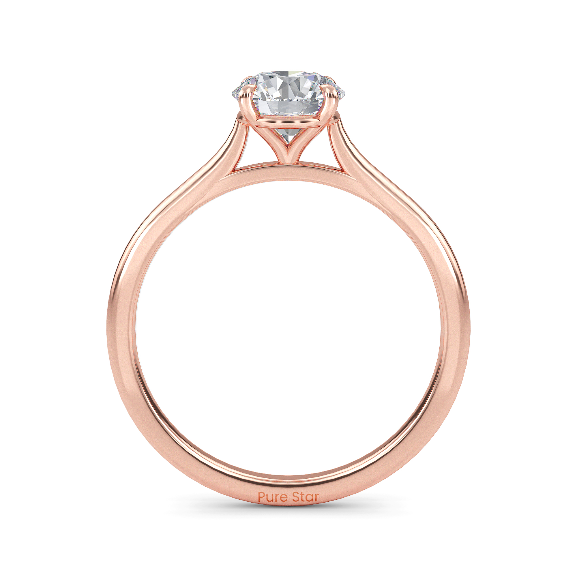 round engagement rings