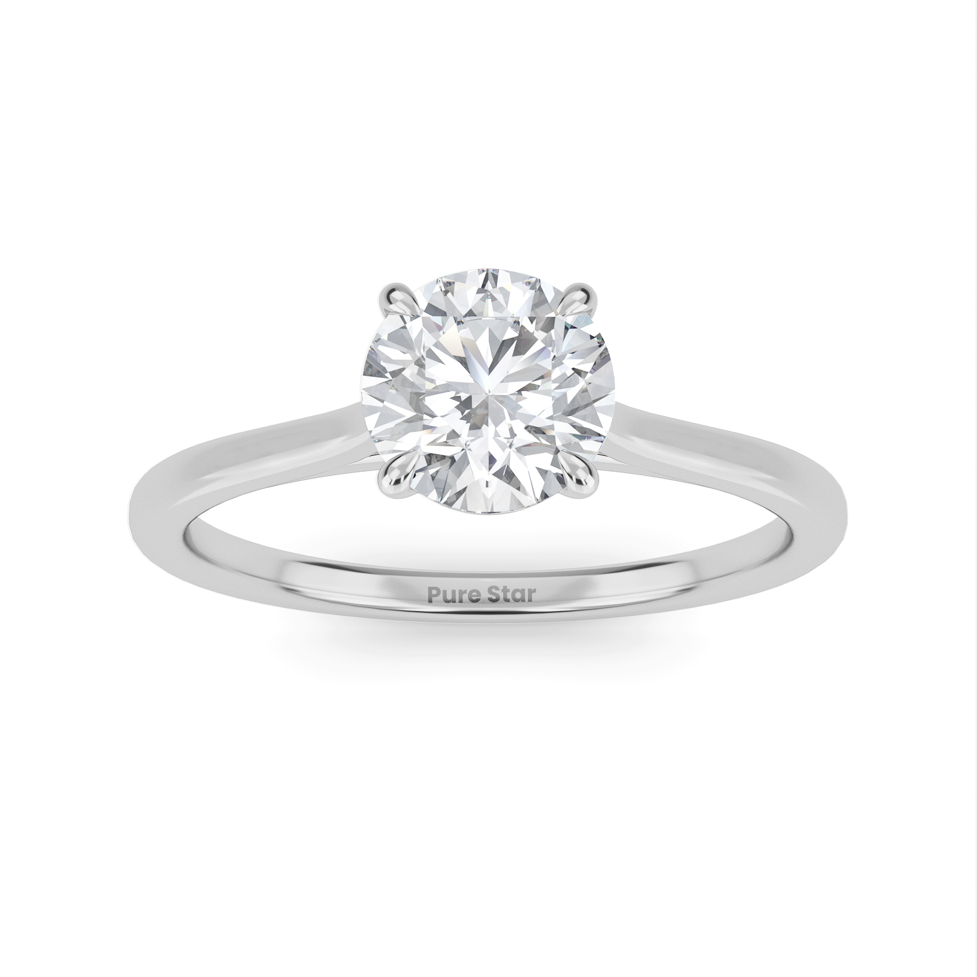 round engagement rings