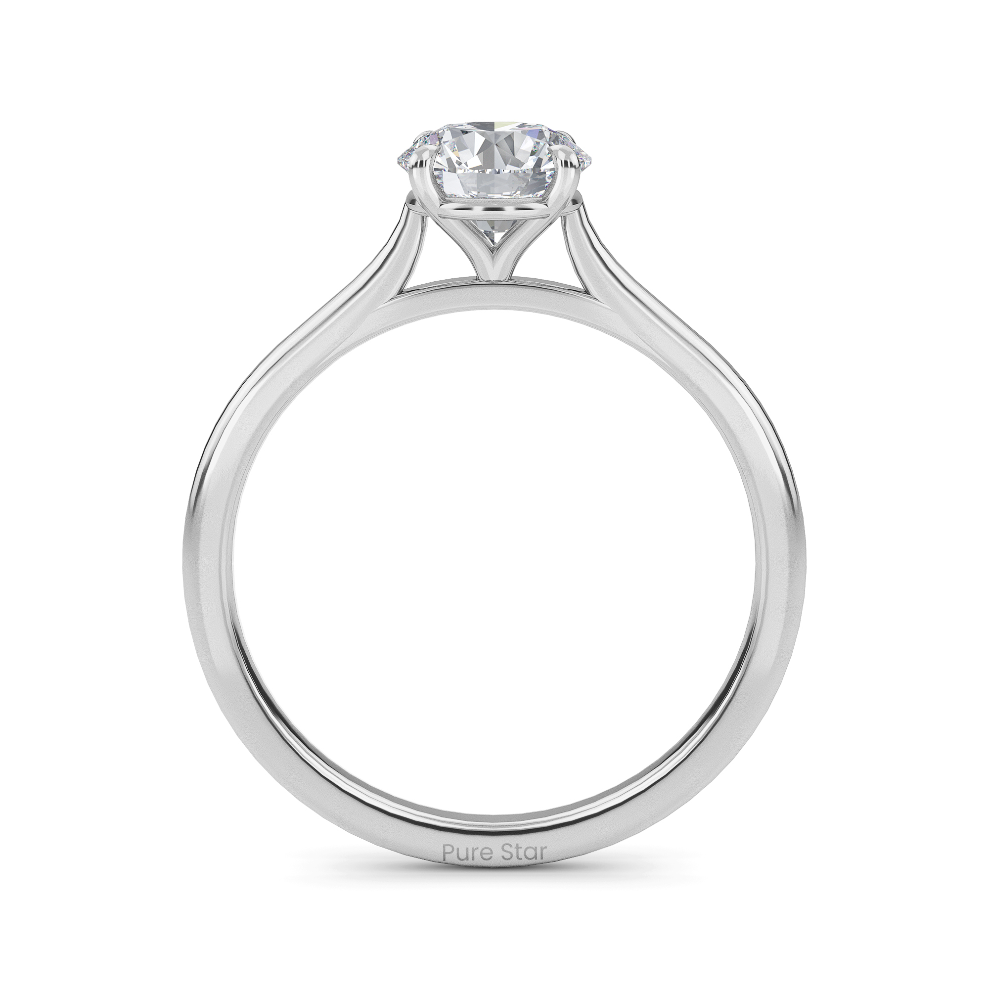 round engagement rings