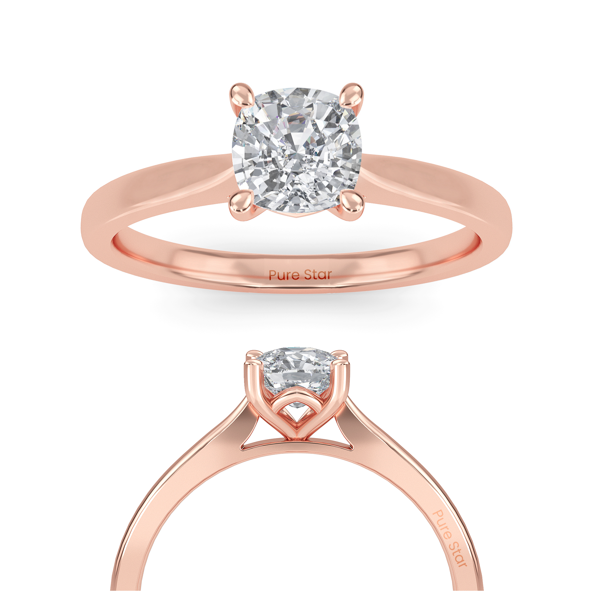 engagement pear shaped ring