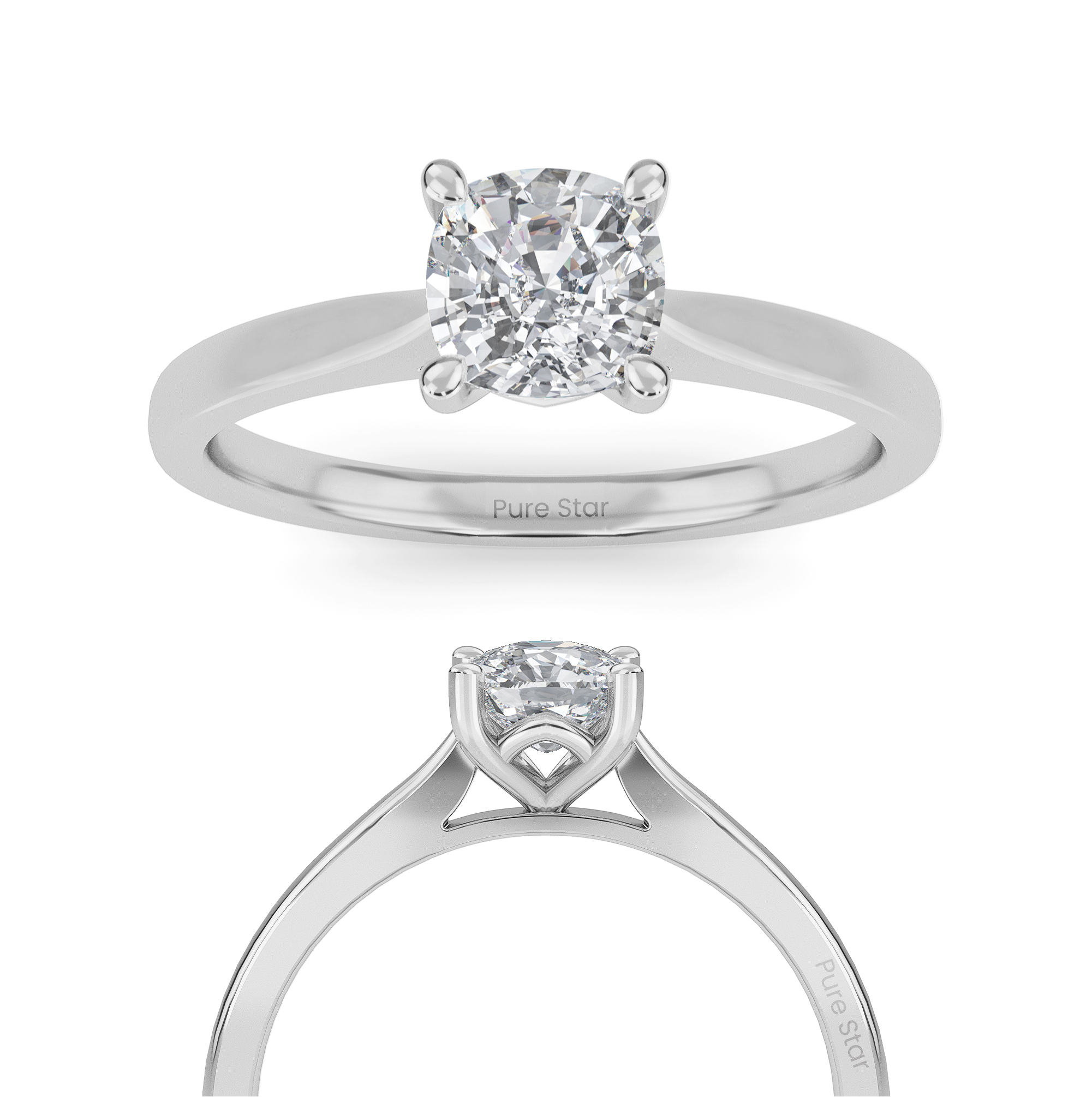 engagement pear shaped ring