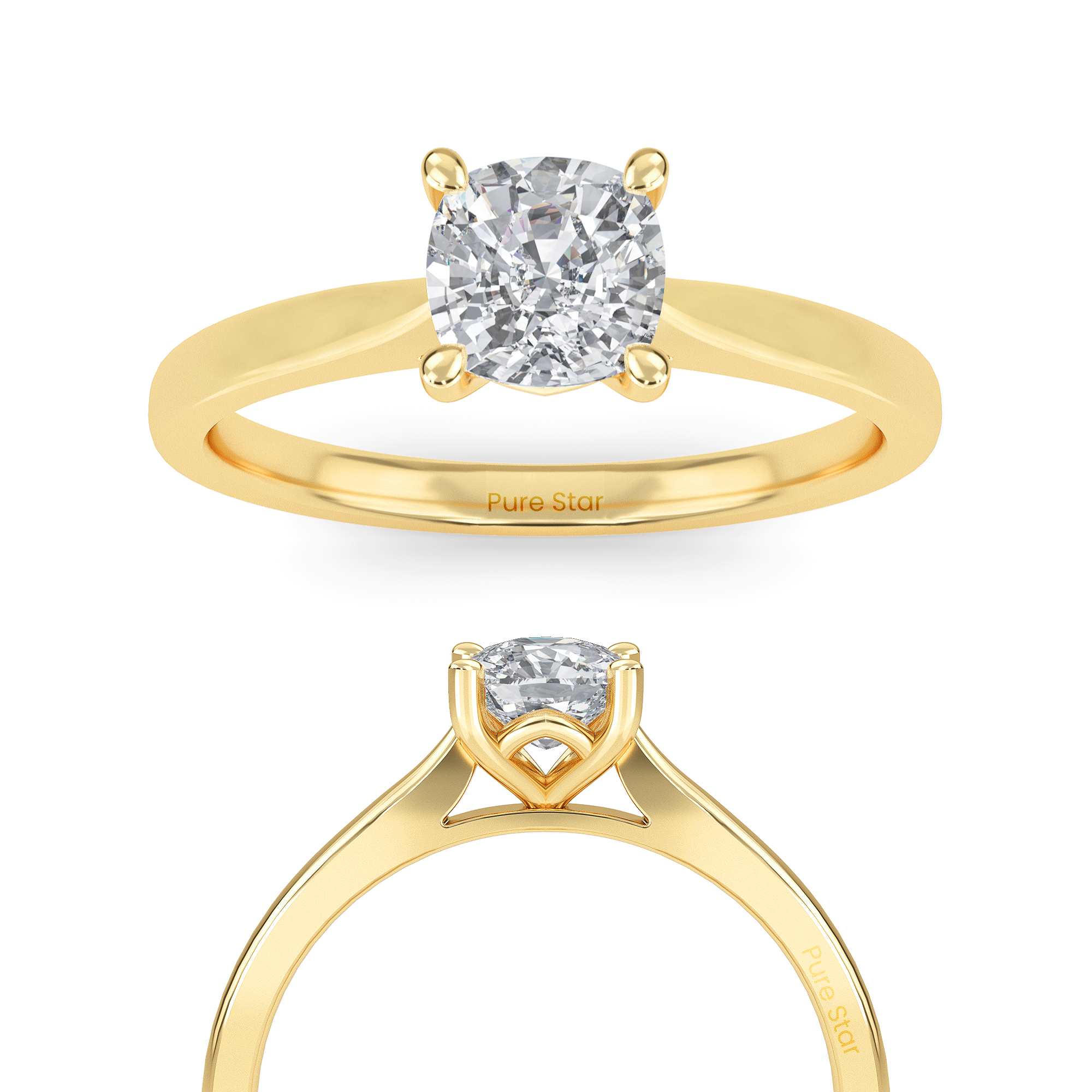 engagement pear shaped ring