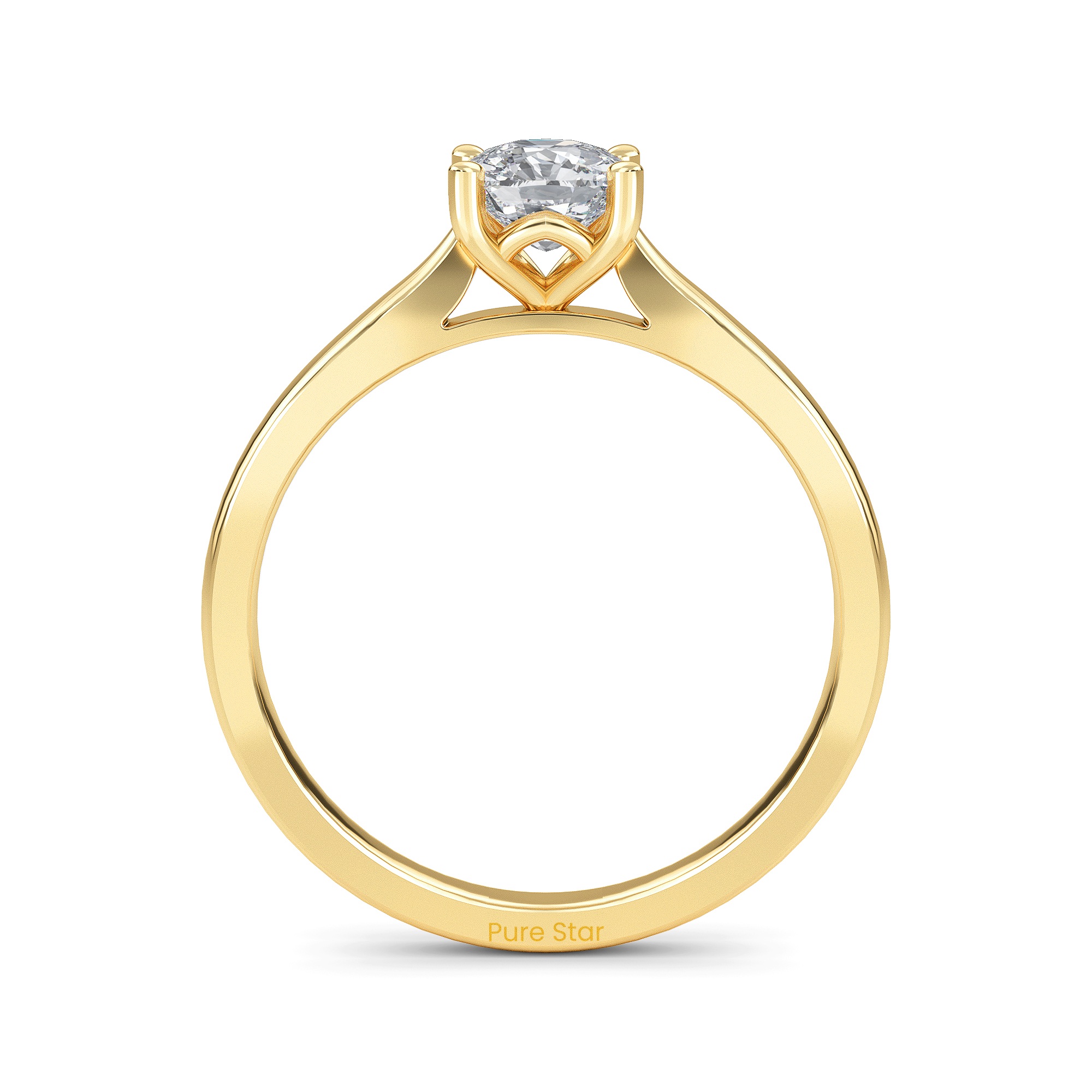 engagement pear shaped ring