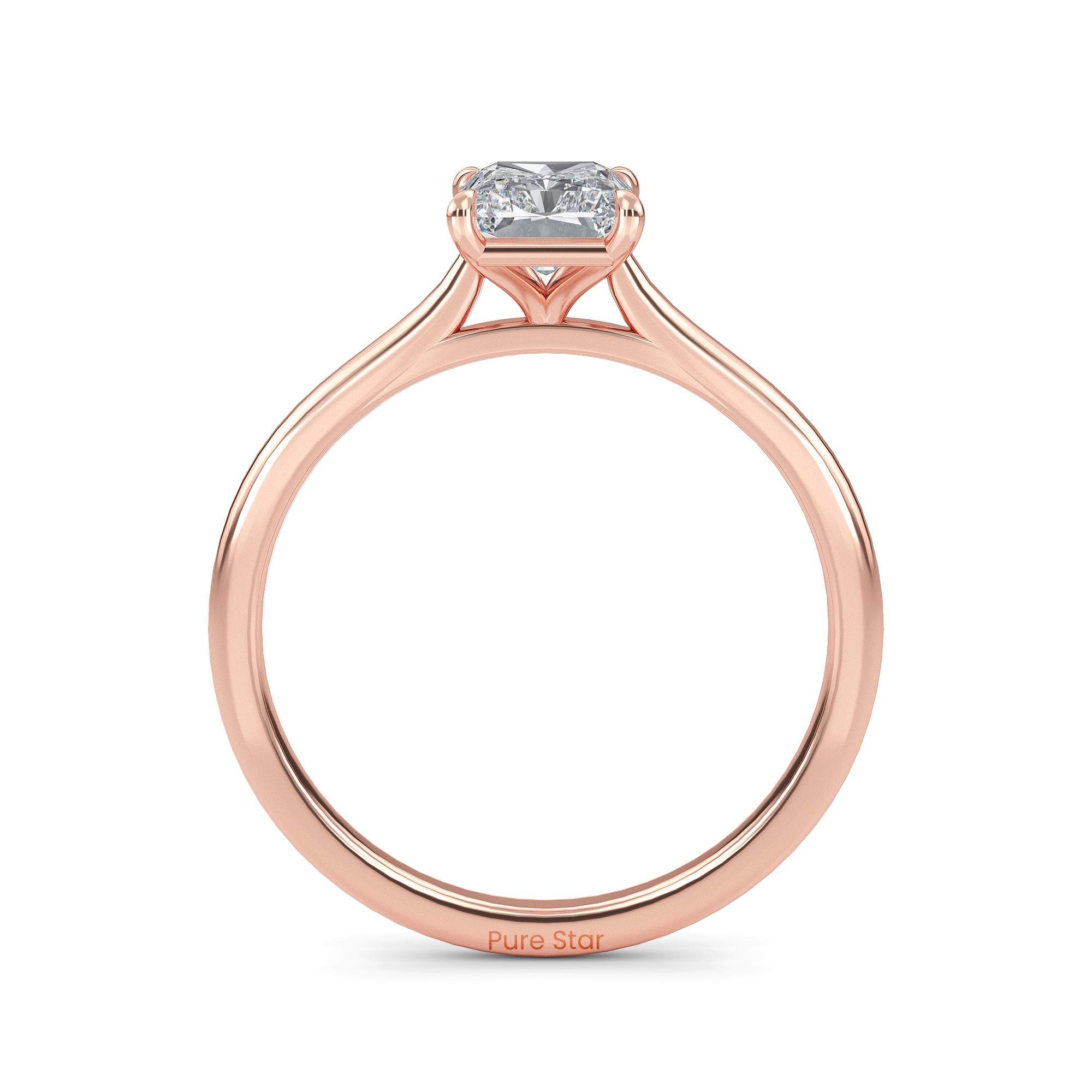 radiant cut diamond ring