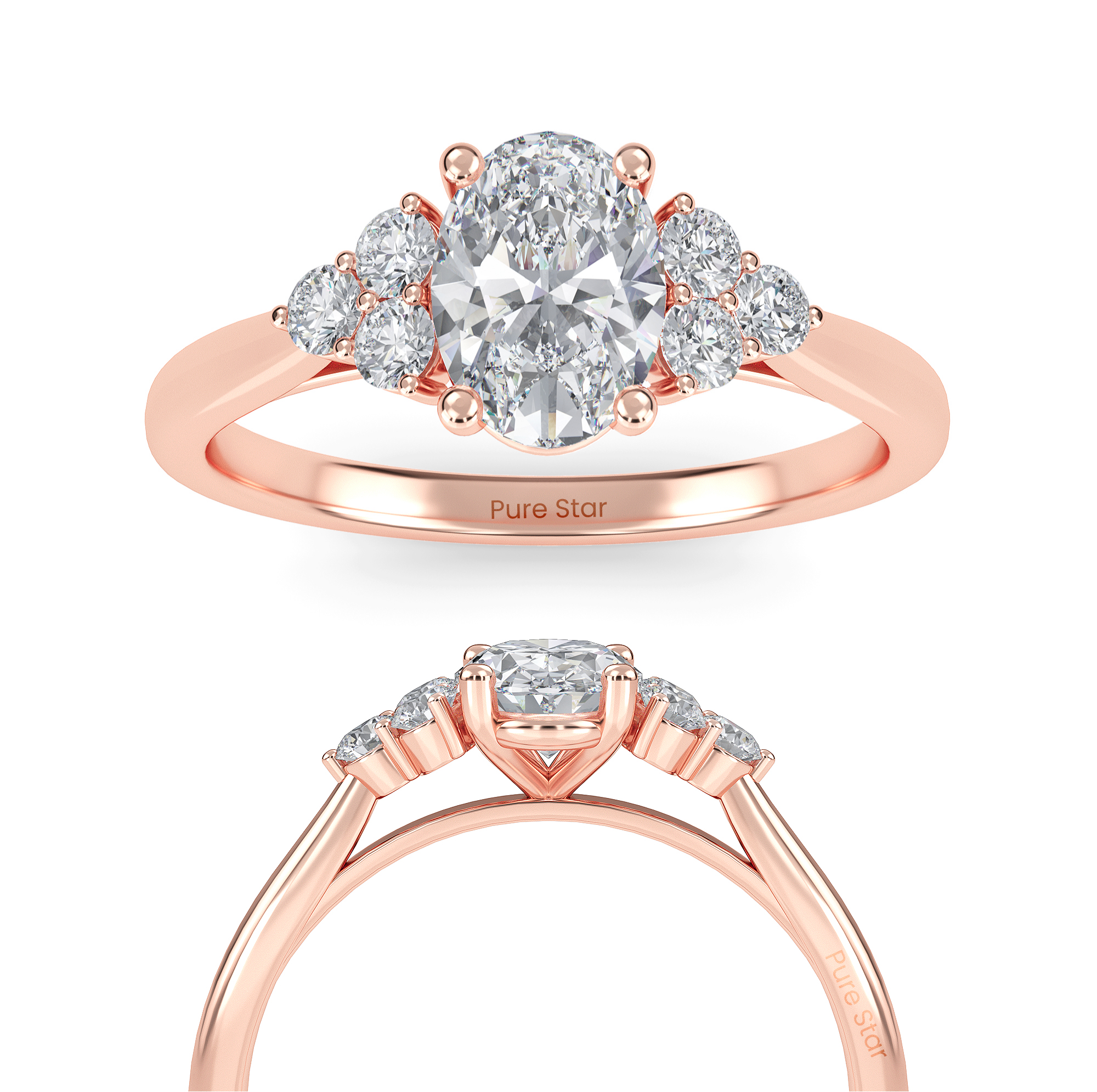 oval engagement ring