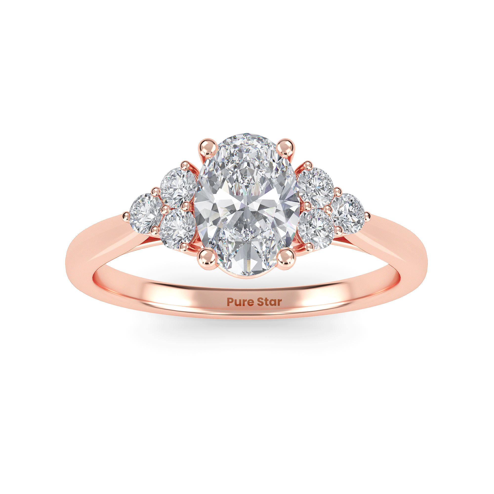 oval engagement ring