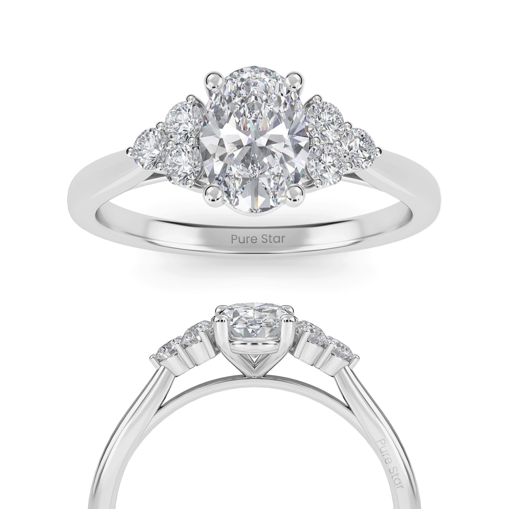 oval engagement ring